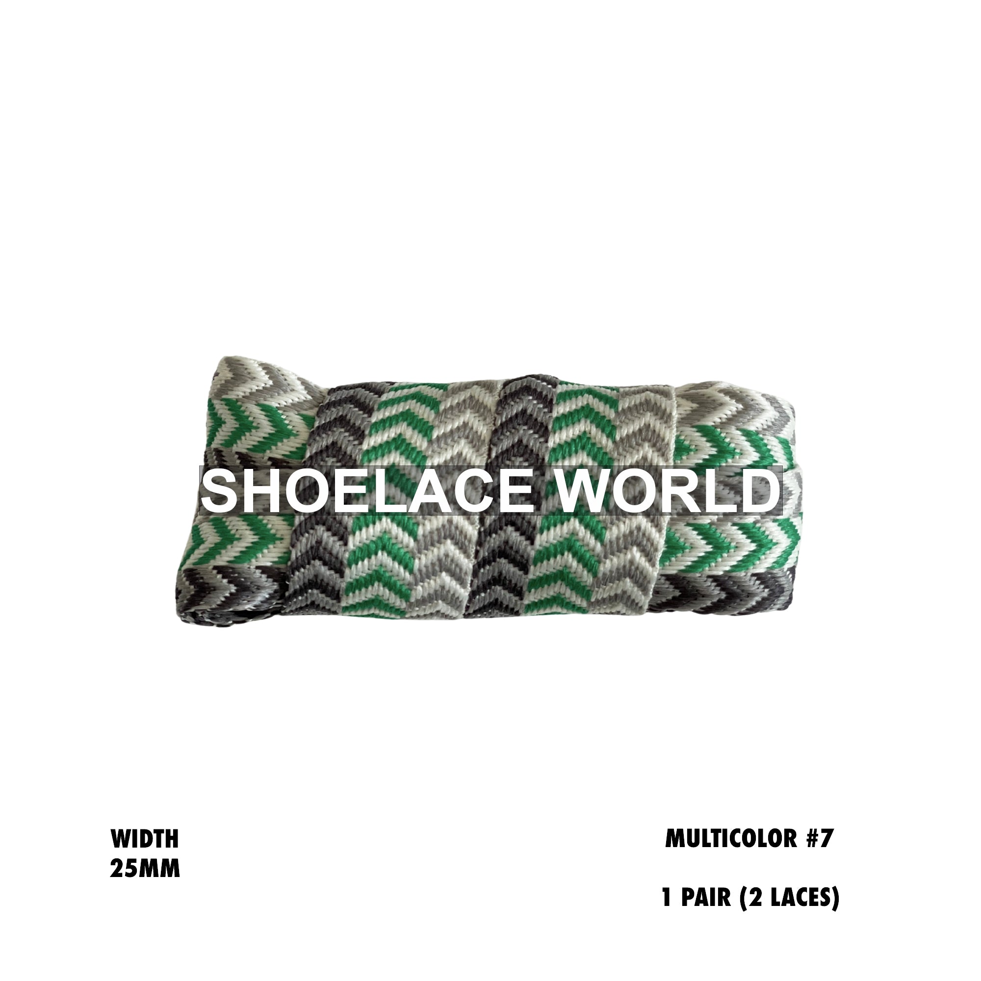 Premium Wide W-Threaded Flat Shoelaces