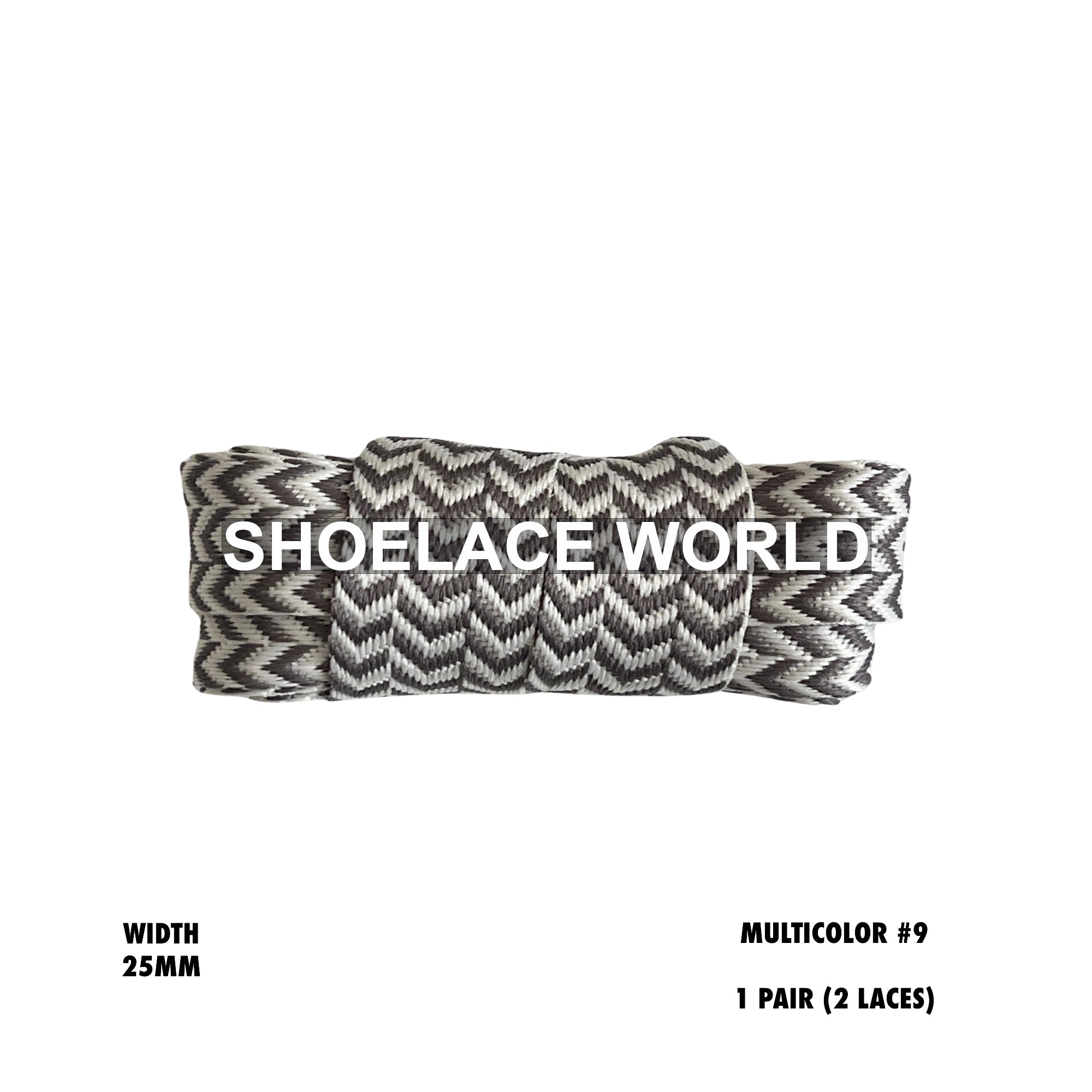 Premium Wide W-Threaded Flat Shoelaces