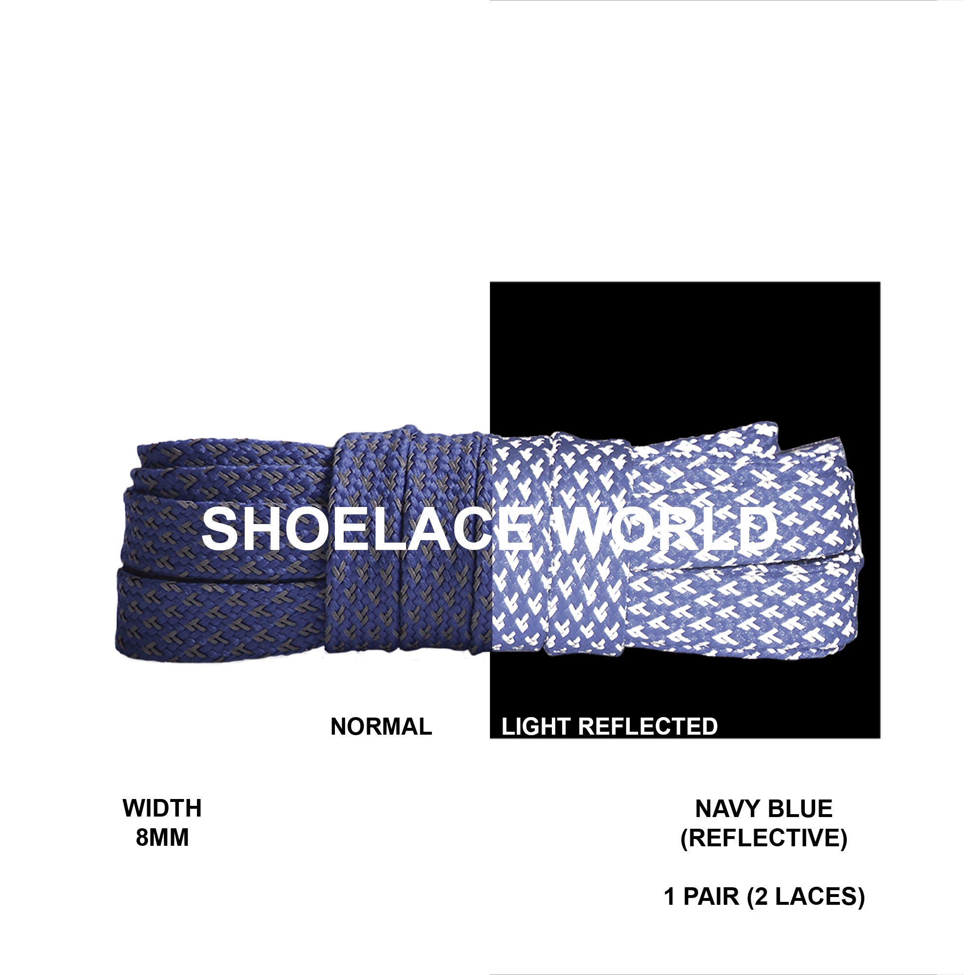 Flat Reflective v2 Shoelaces