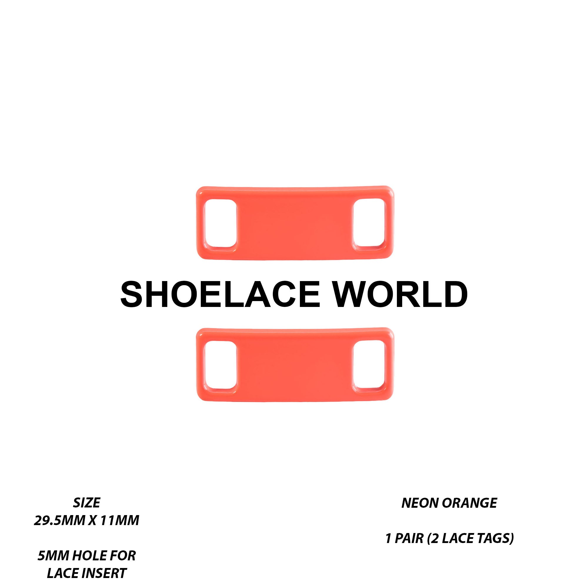 Metal Shoelace 1.25  Lace Tags