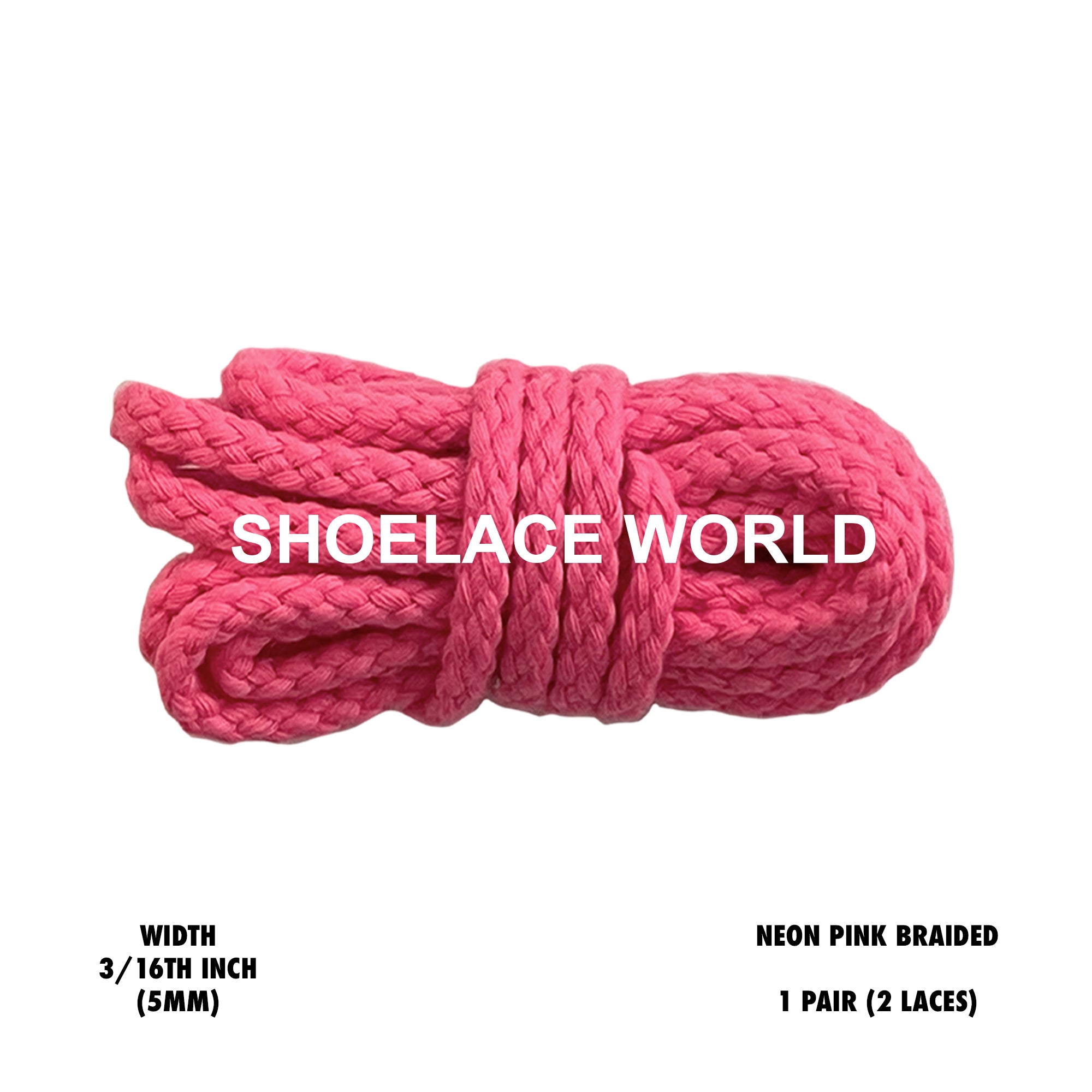 Thin Braided Rope Shoelaces