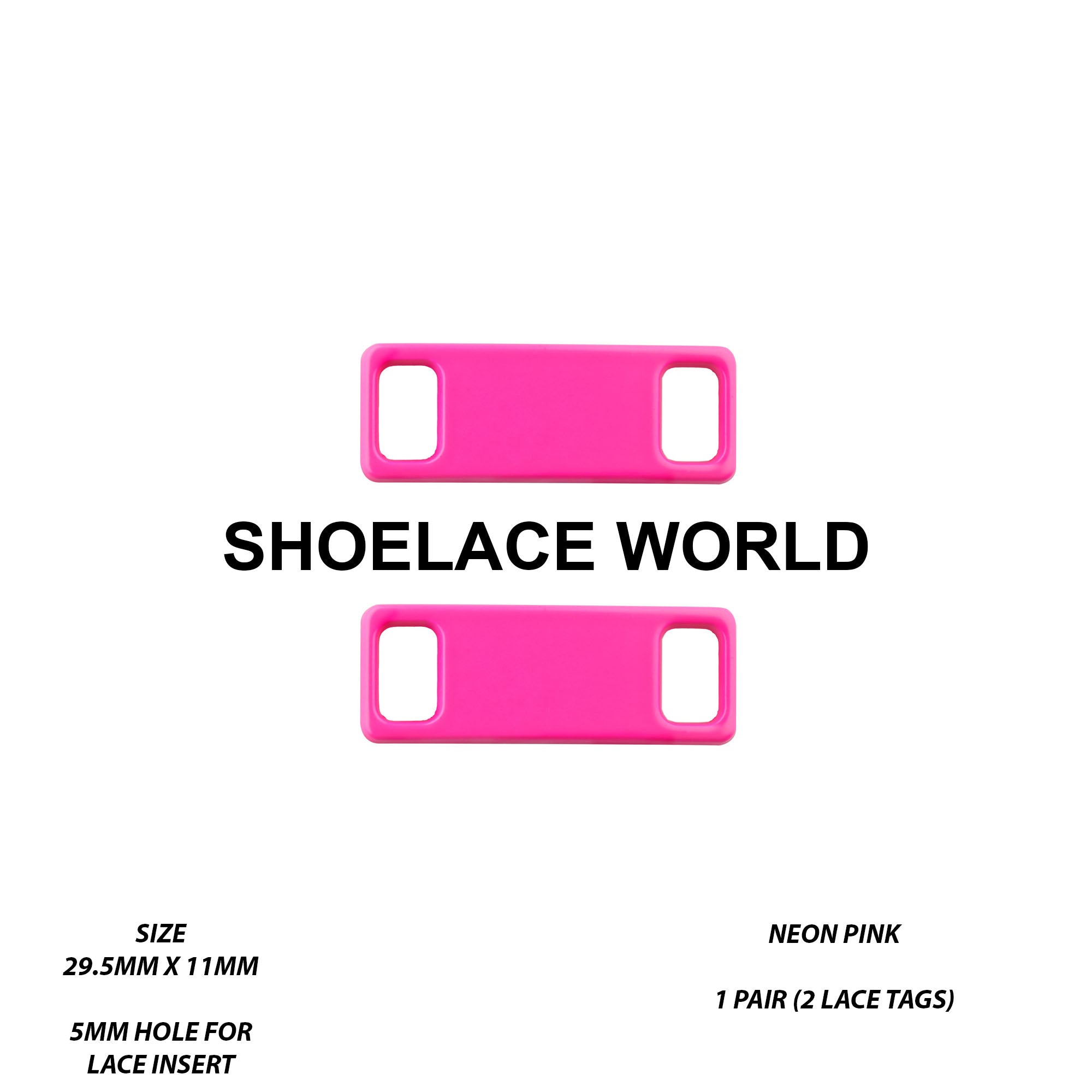 Metal Shoelace 1.25  Lace Tags