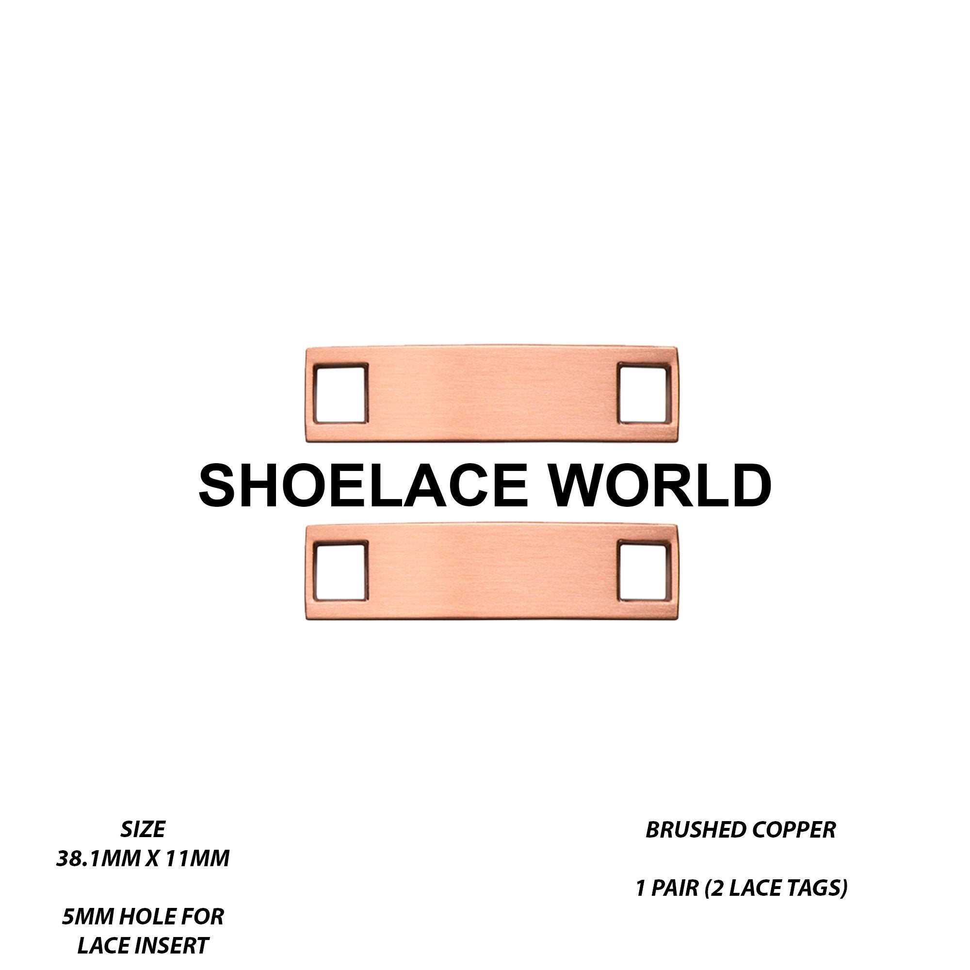 Metal Shoelace 1.5 Lace Tags