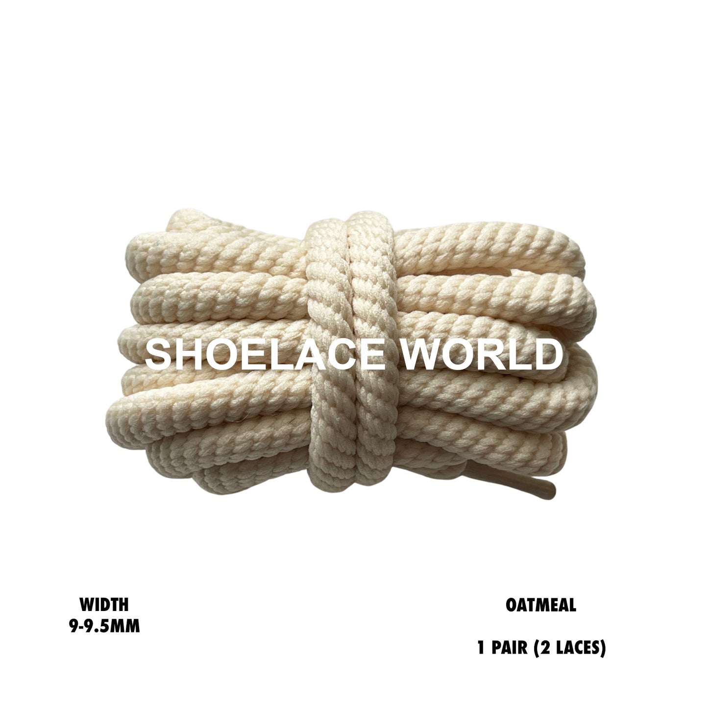 Thick Turbine Rope Shoelaces