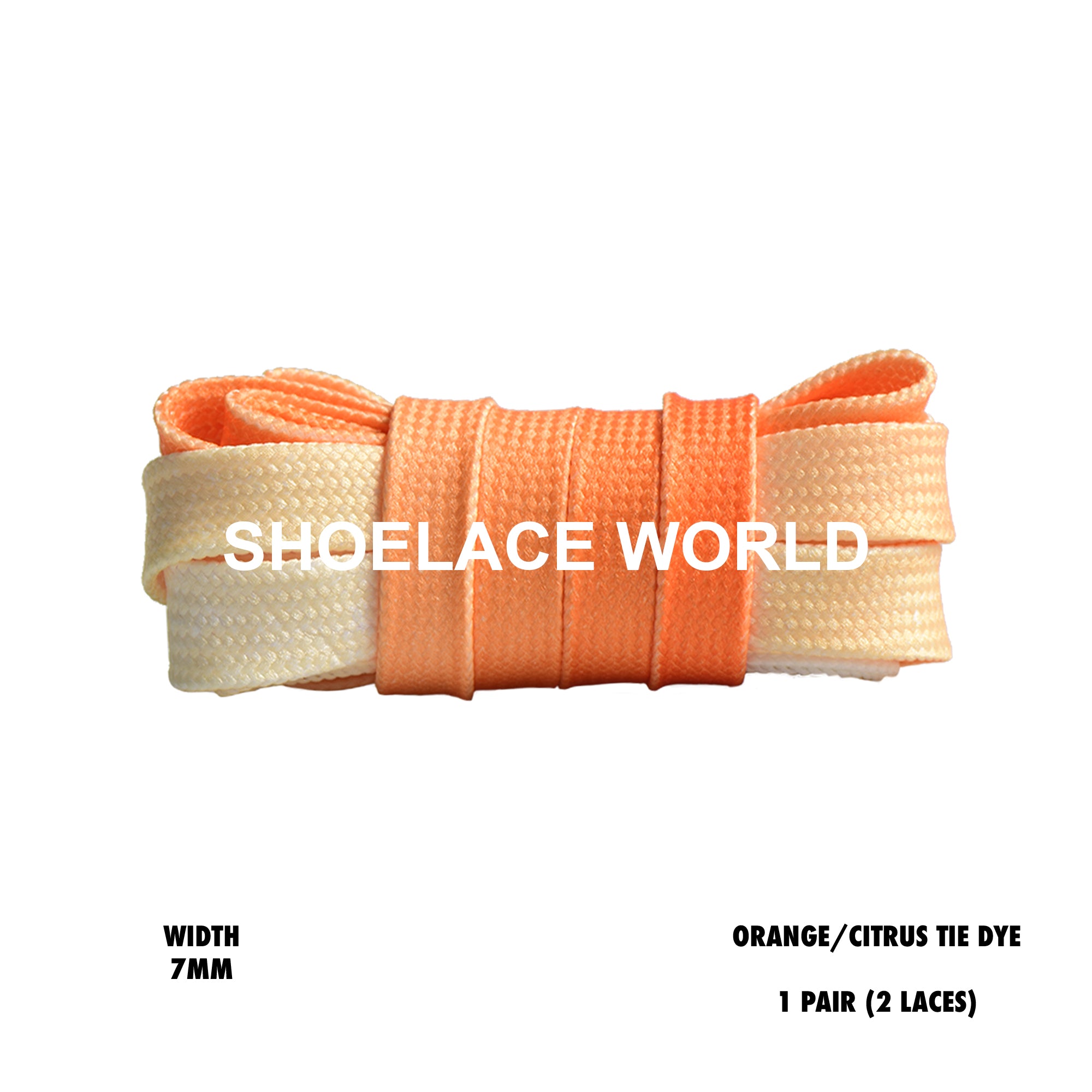 Flat Tie Dye Shoelaces