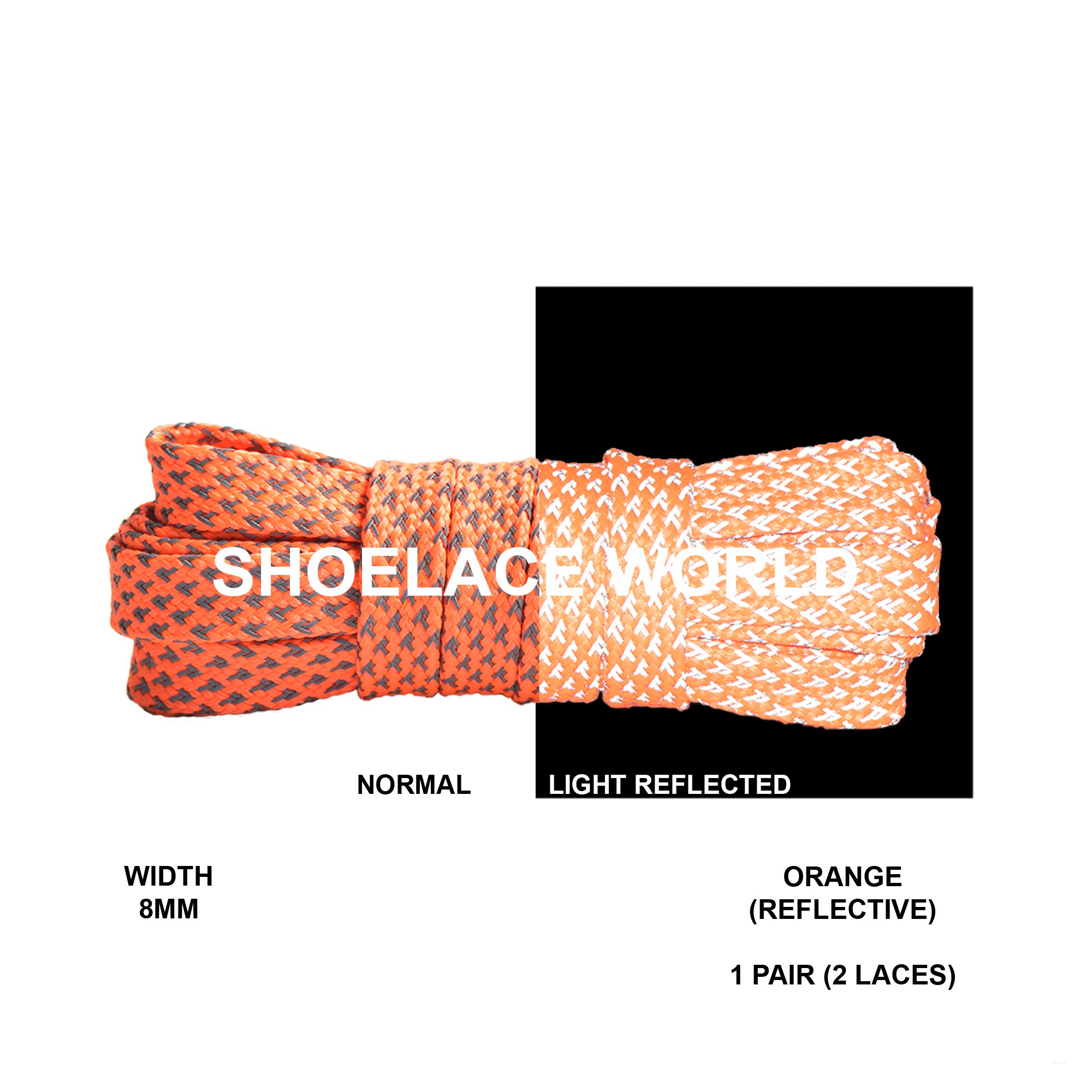 Flat Reflective v2 Shoelaces