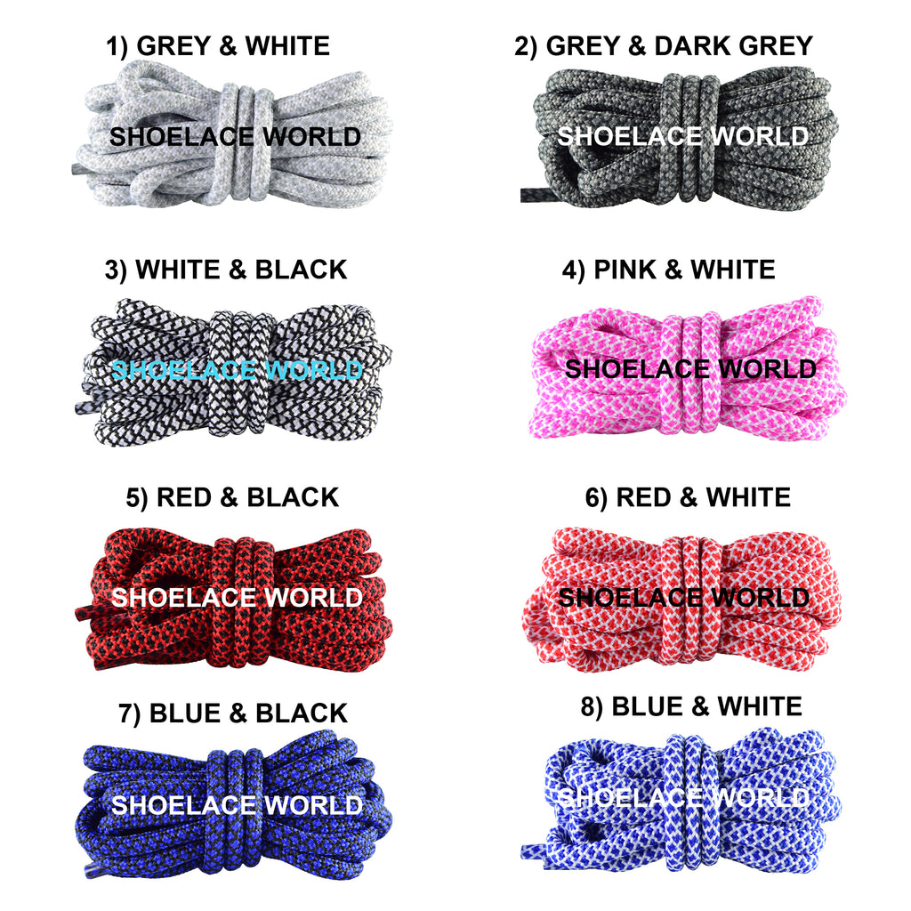 Rope Dual Tone Pattern Shoelaces