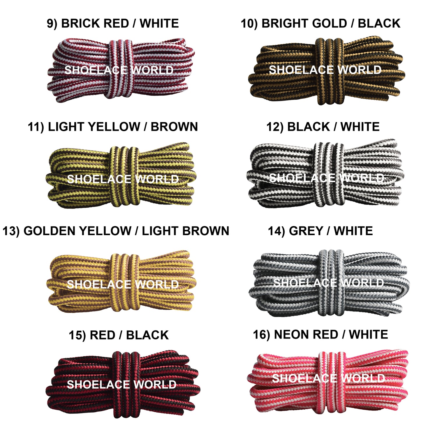 Boot Round Shoelaces