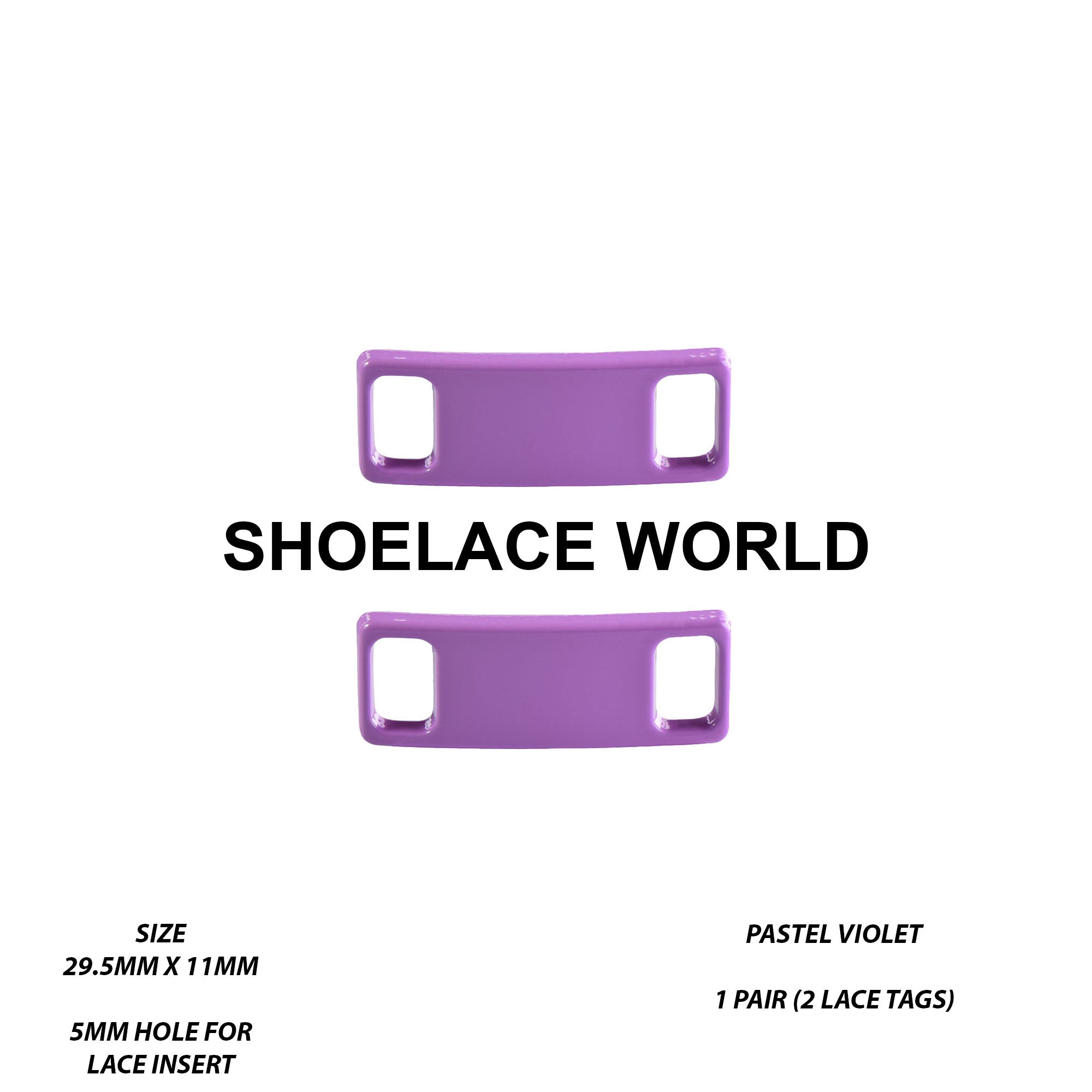 Metal Shoelace 1.25  Lace Tags