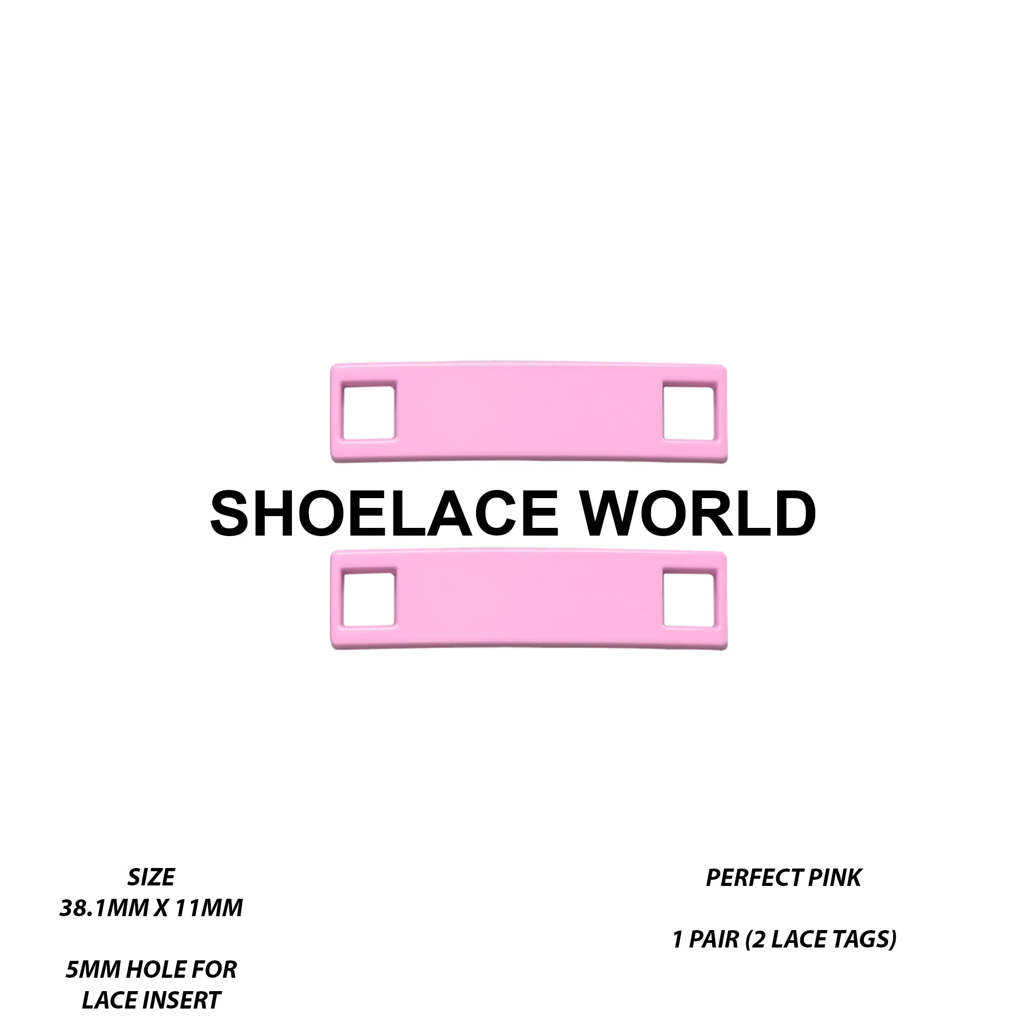 Metal Shoelace 1.5 Lace Tags