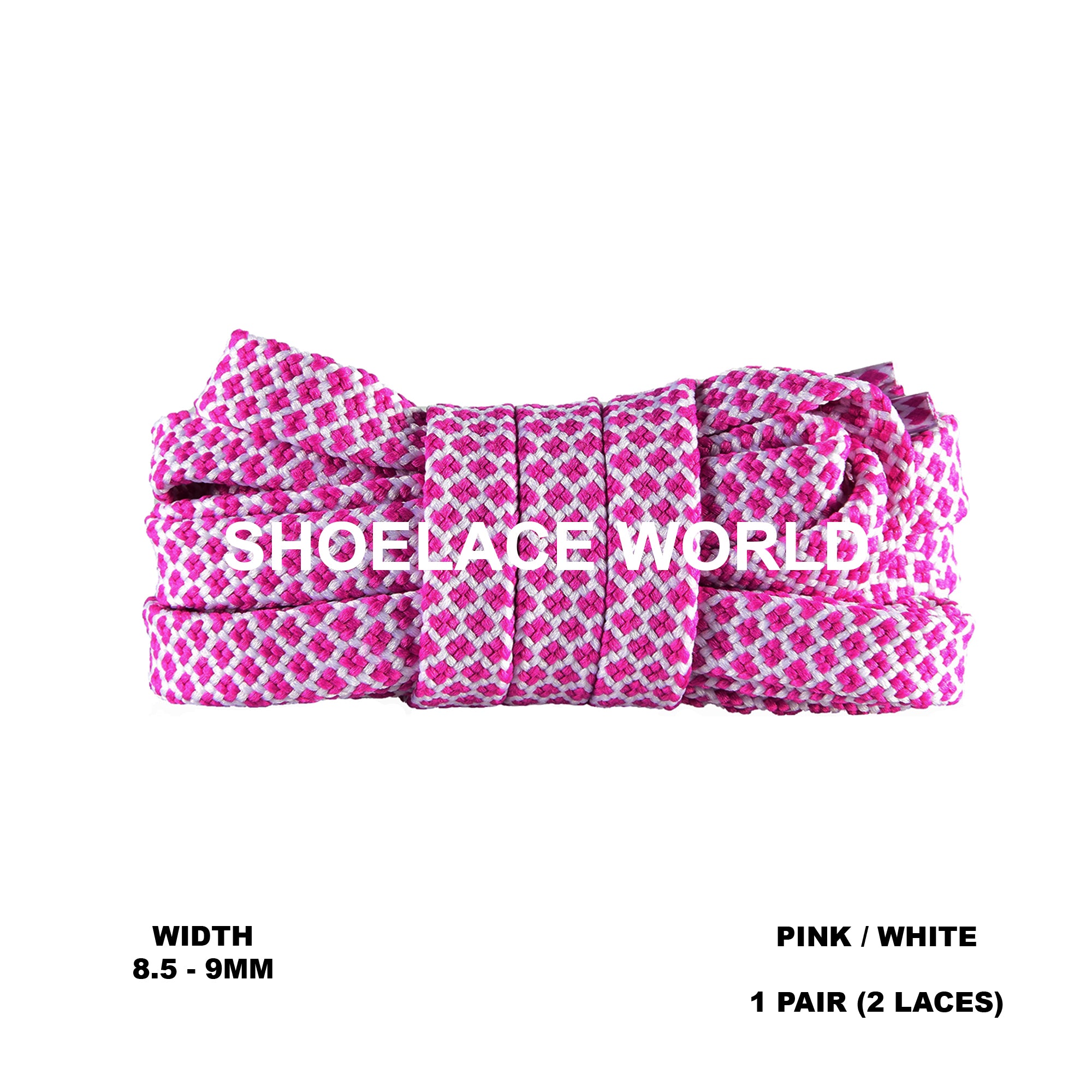 Flat Dual Tone Pattern Shoelaces