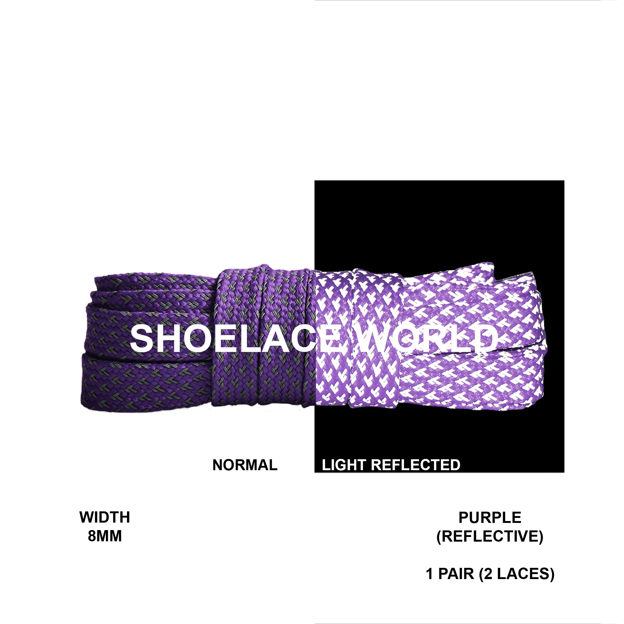 Flat Reflective v2 Shoelaces