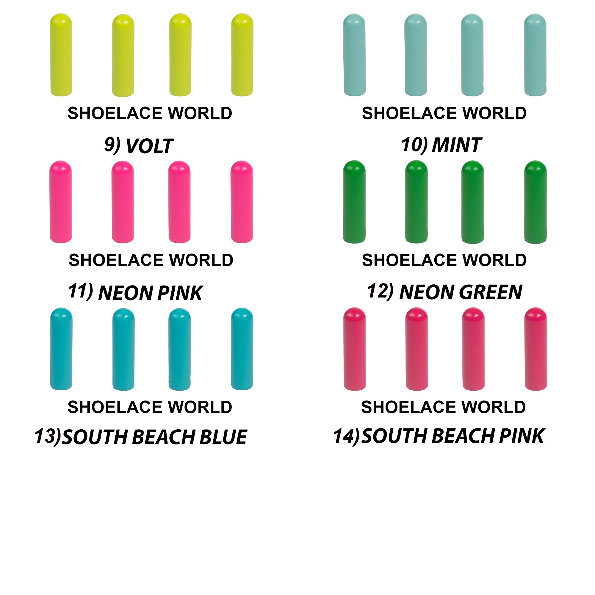 Bullet Tip Aglets