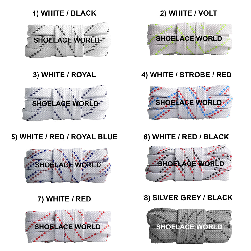Pattern Double Threaded Flat Shoelaces