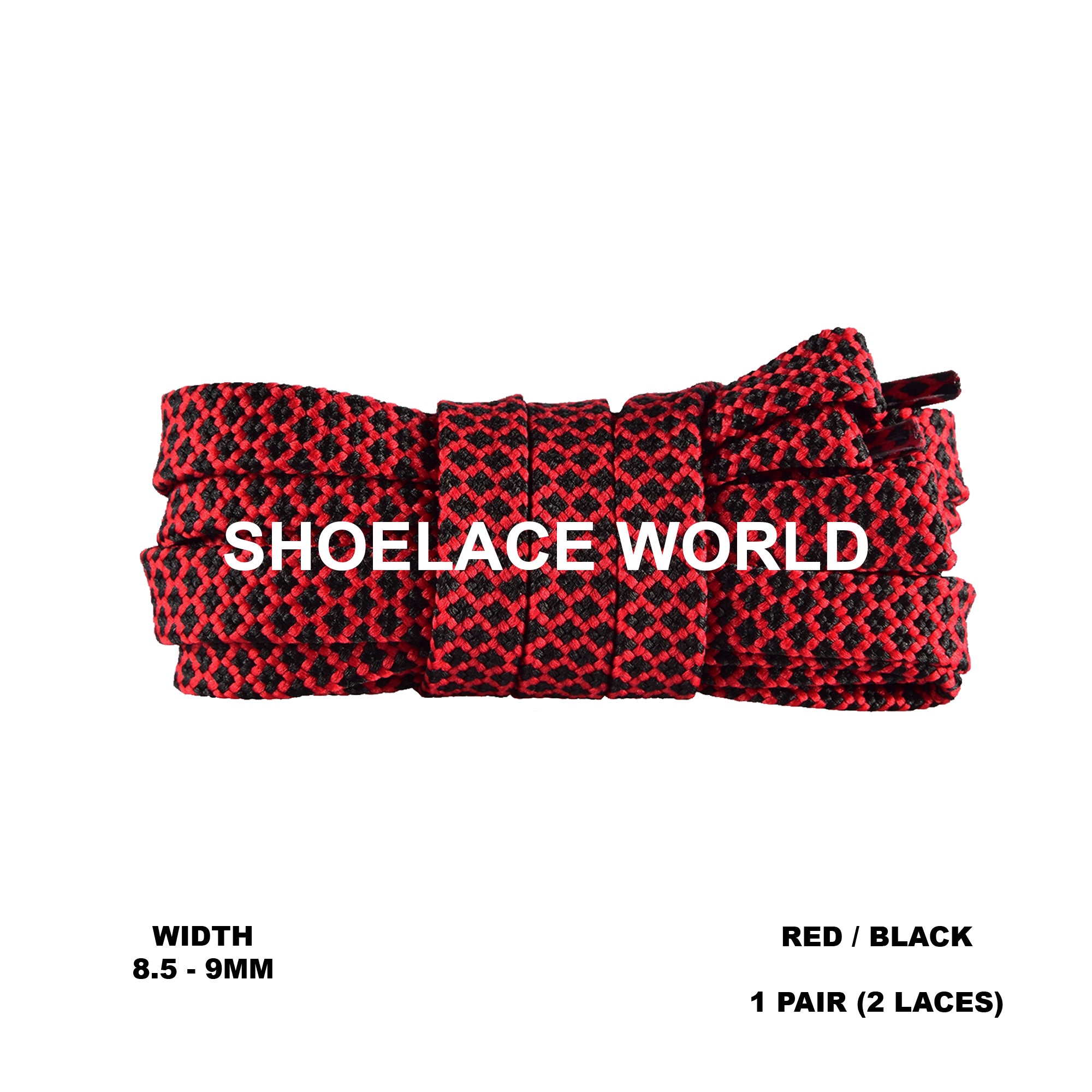 Flat Dual Tone Pattern Shoelaces