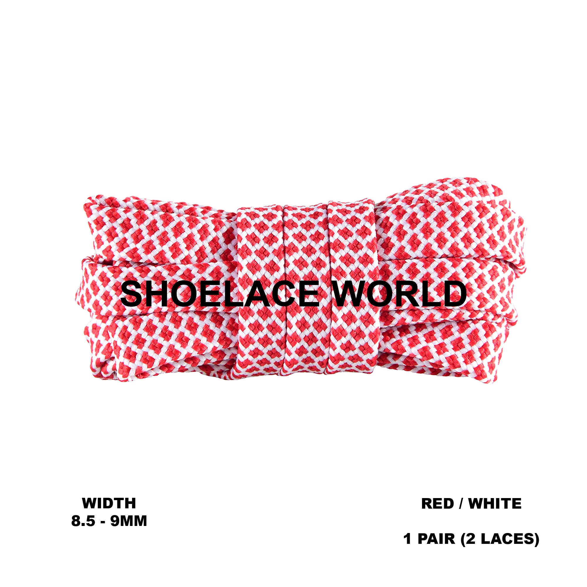 Flat Dual Tone Pattern Shoelaces