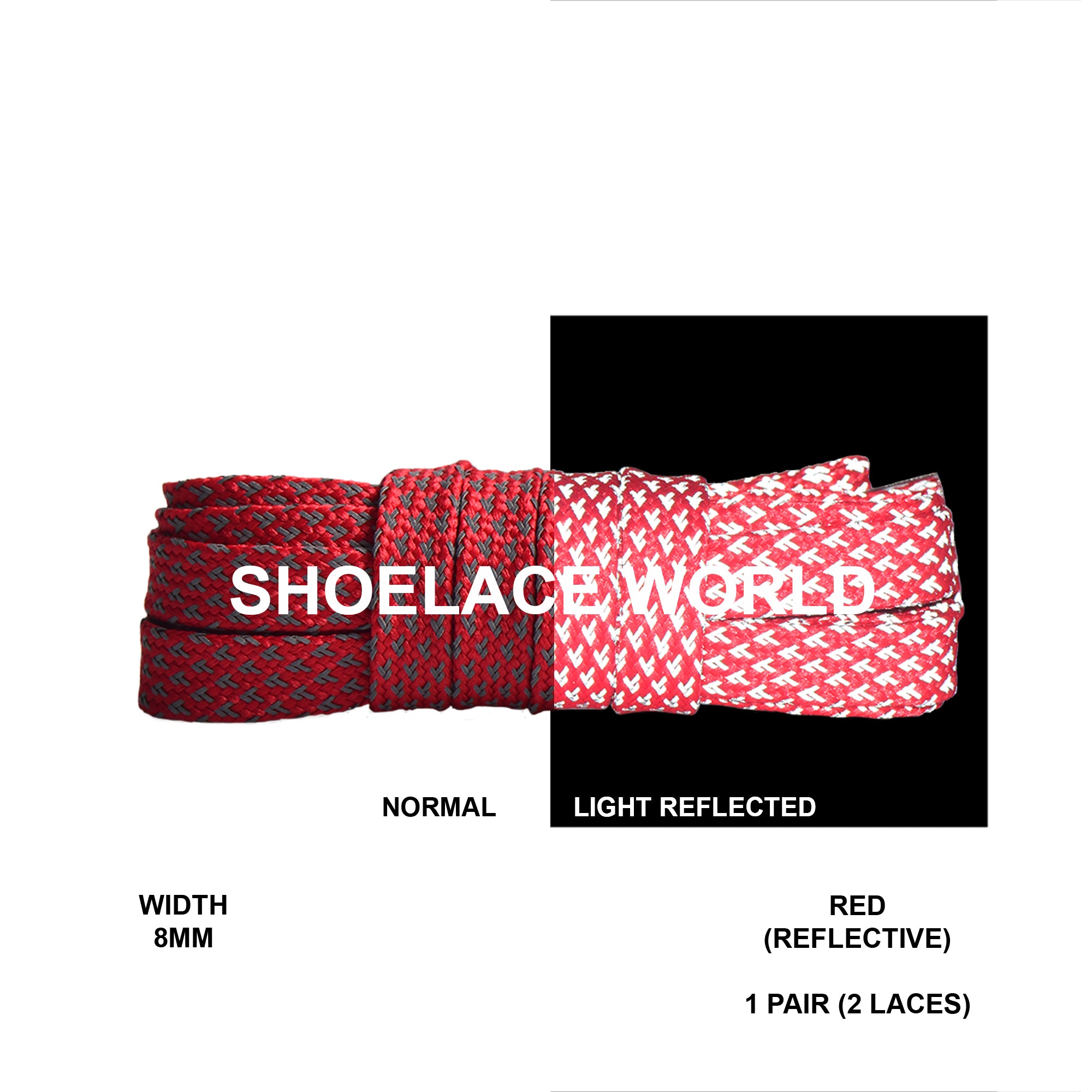Flat Reflective v2 Shoelaces