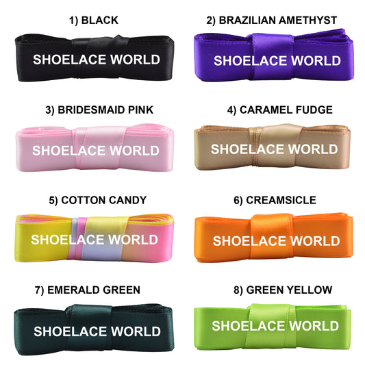 Ribbon Satin Flat Shoelaces