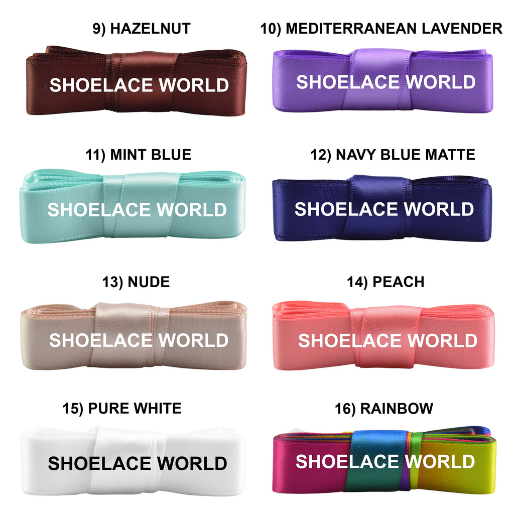 Ribbon Satin Flat Shoelaces