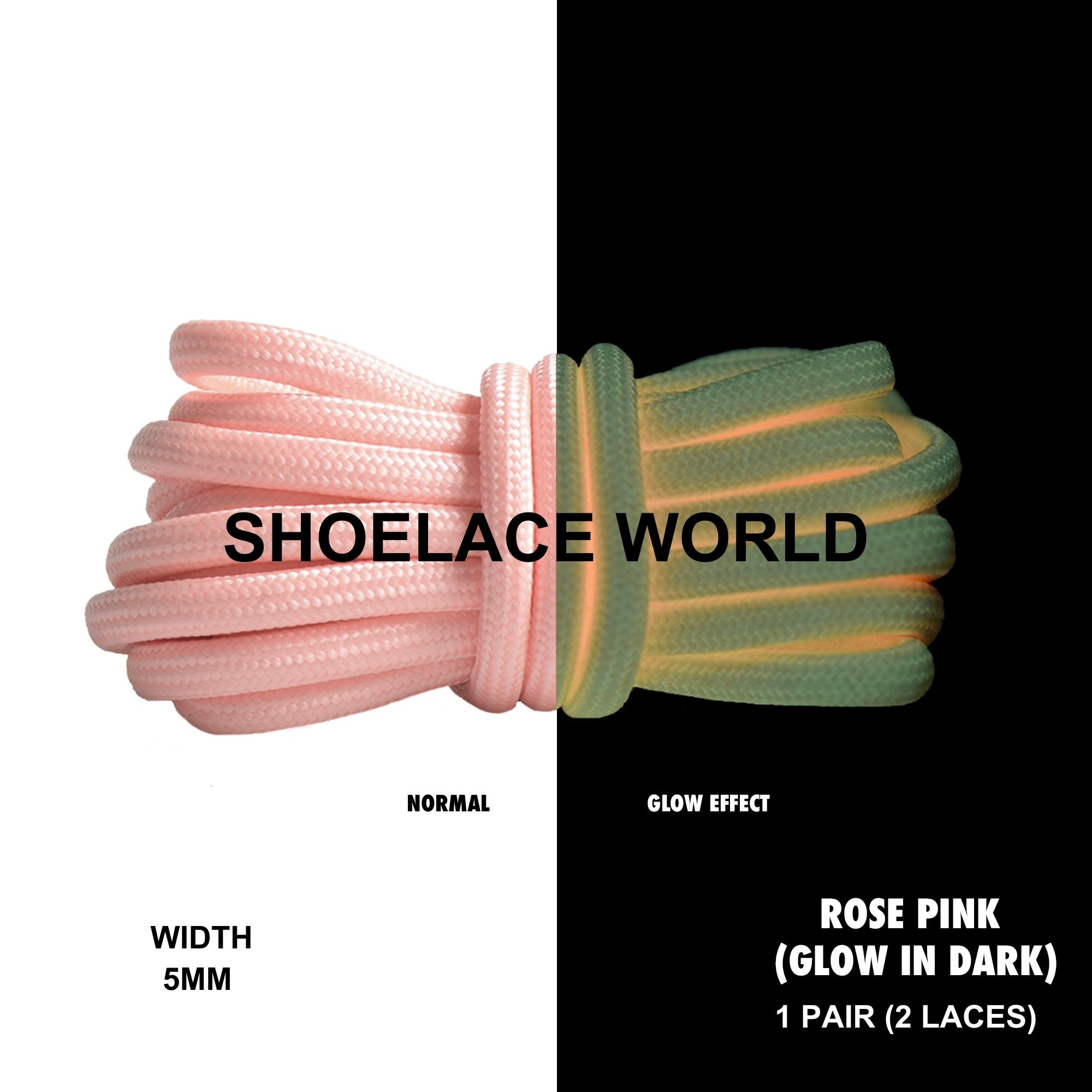 Premium Boost Rope Glow In Dark Shoelaces
