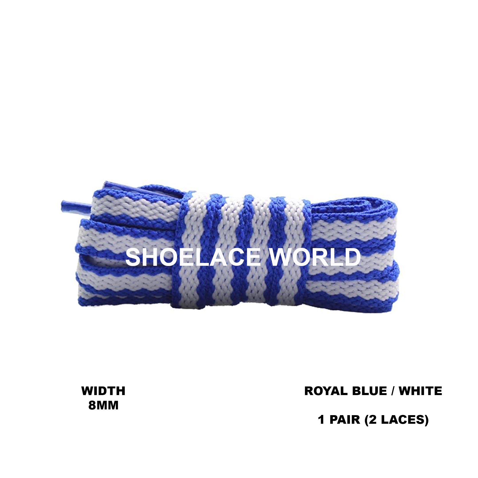 Two Tone Racer Pattern Flat Shoelaces