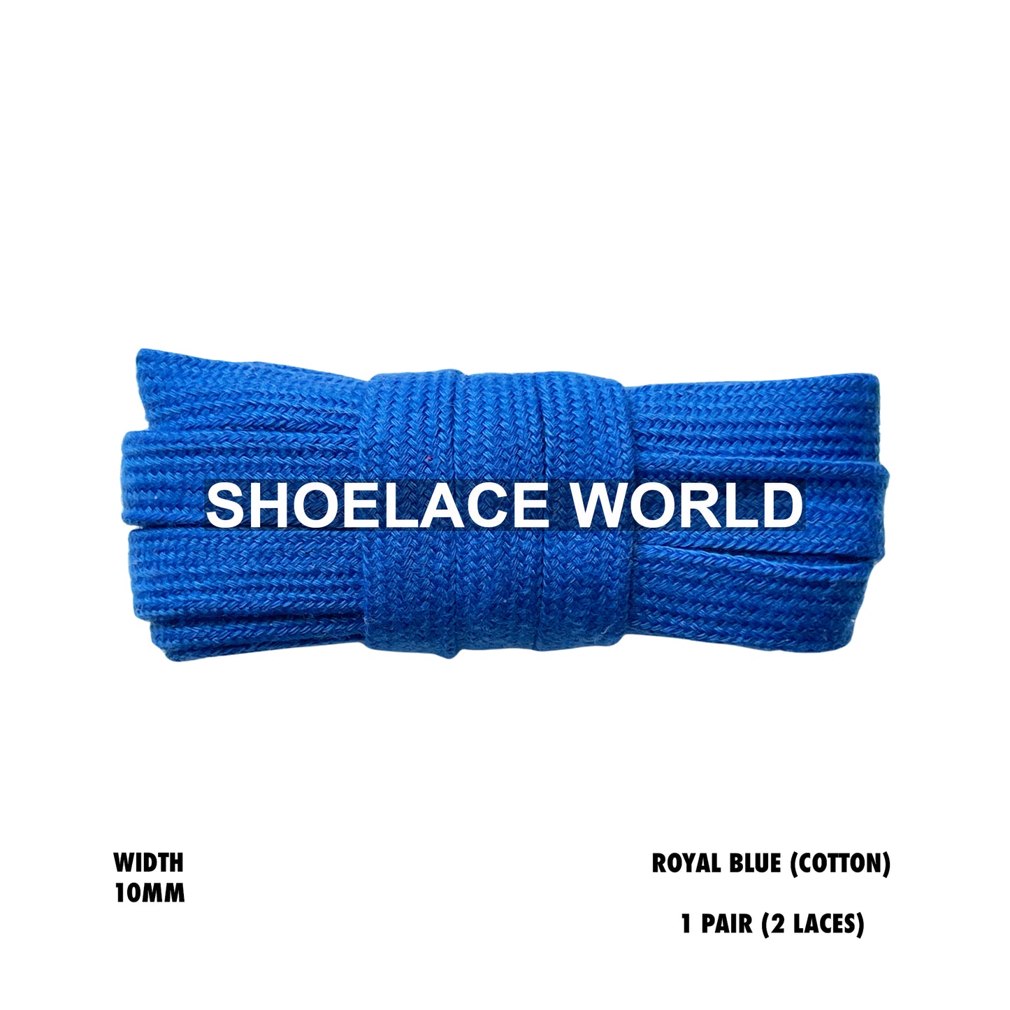 Wide Cotton Flat Shoelaces