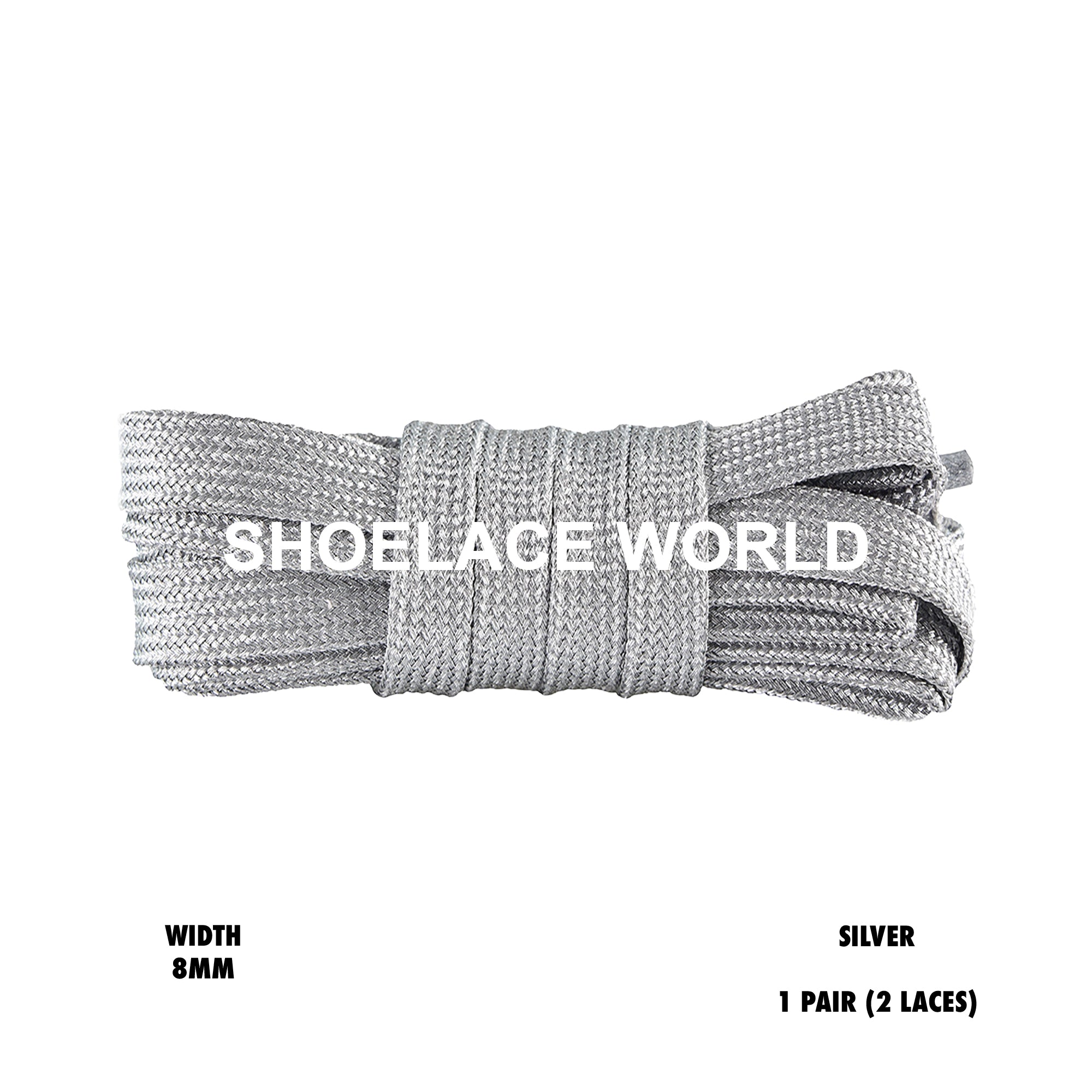 Premium Glitter Flat Shoelaces