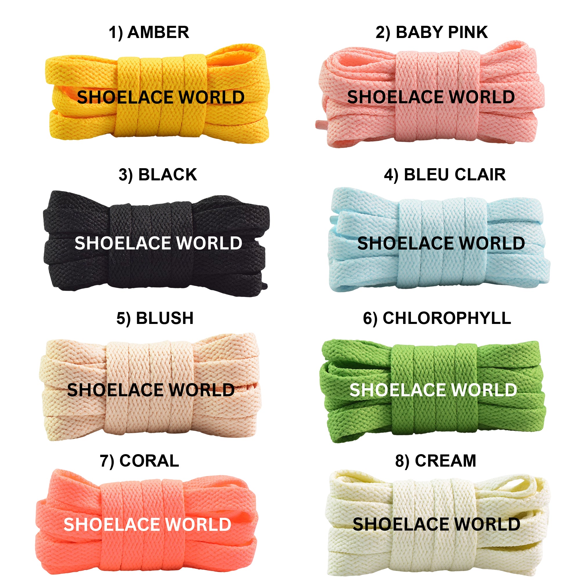 Slim Flat Shoelaces