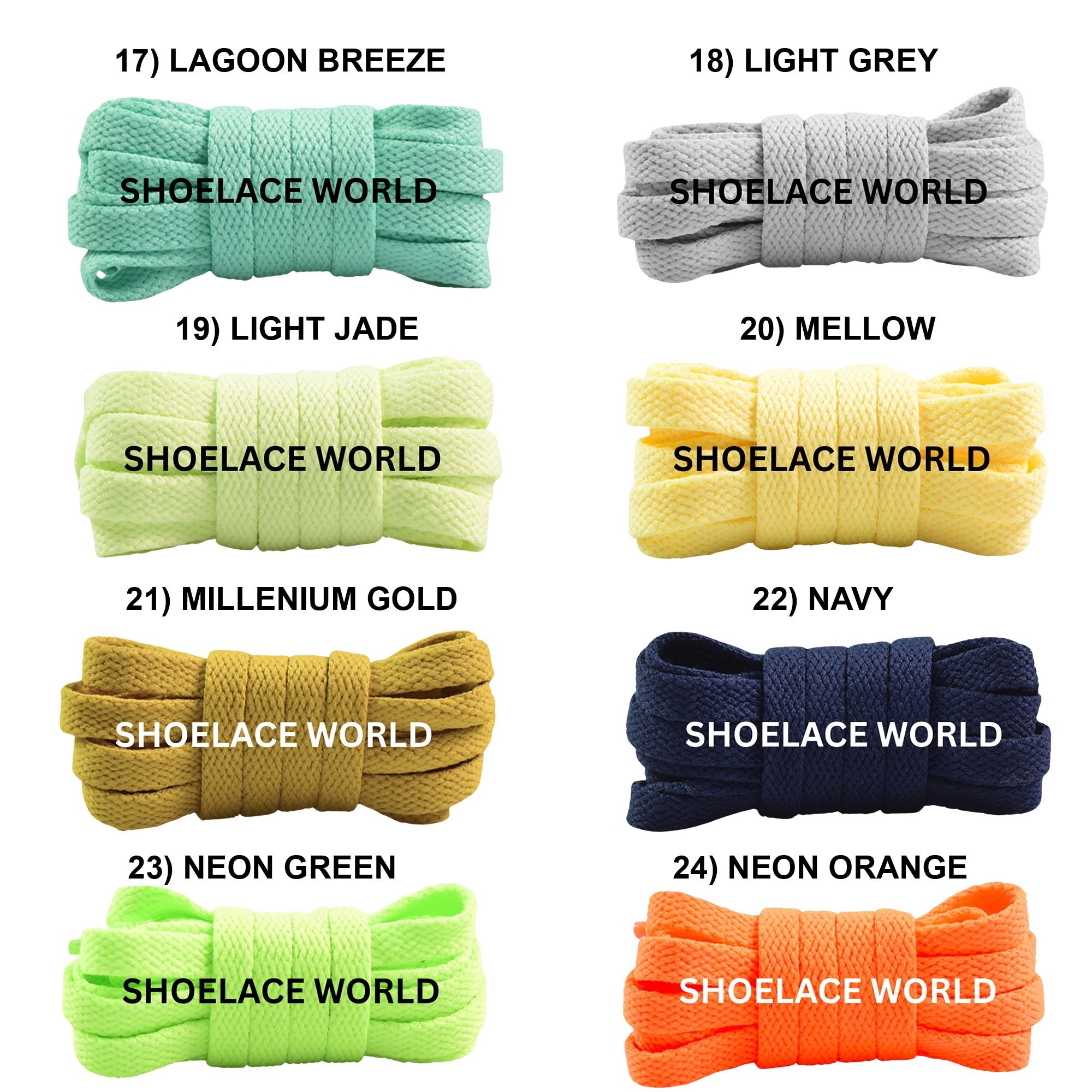 Slim Flat Shoelaces