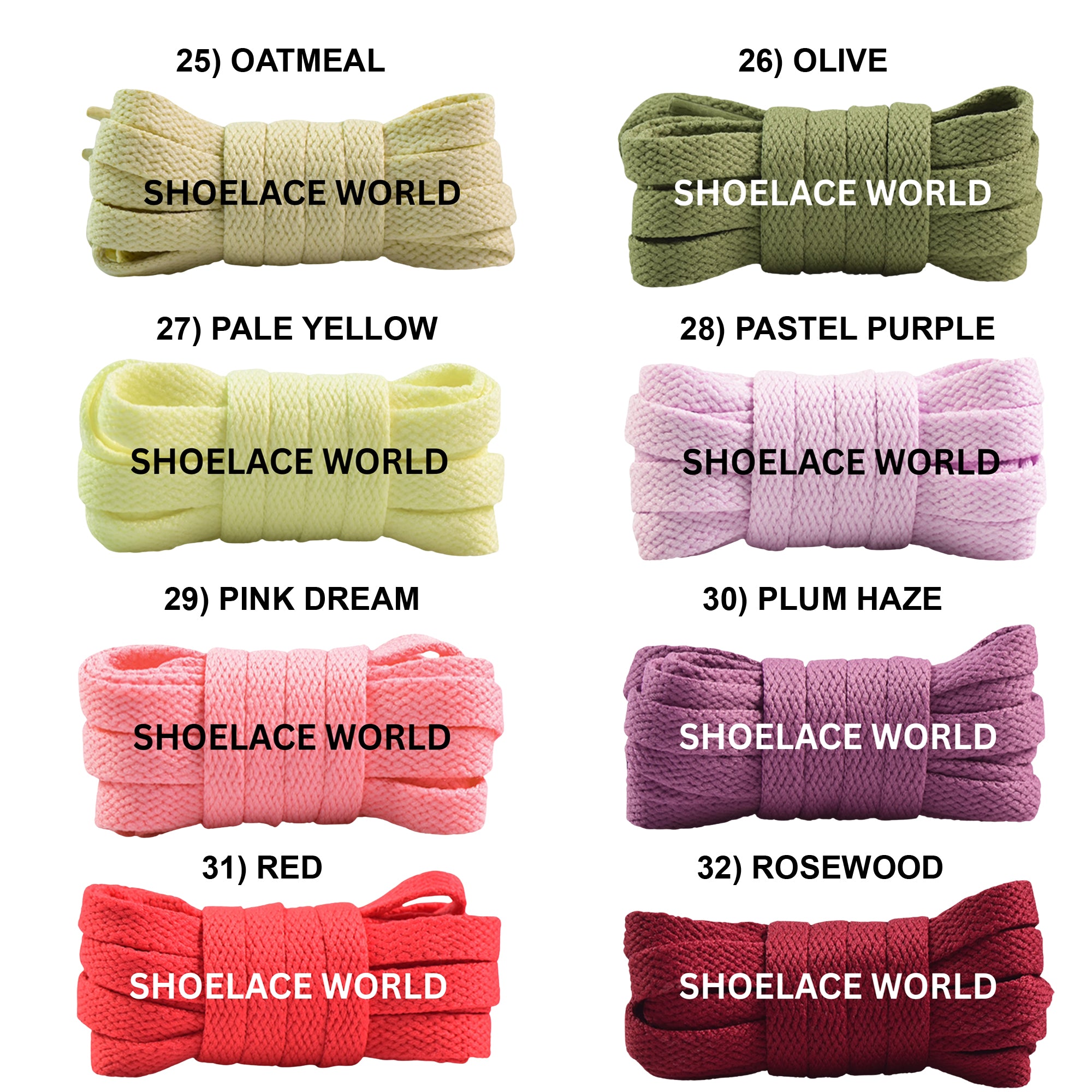 Slim Flat Shoelaces