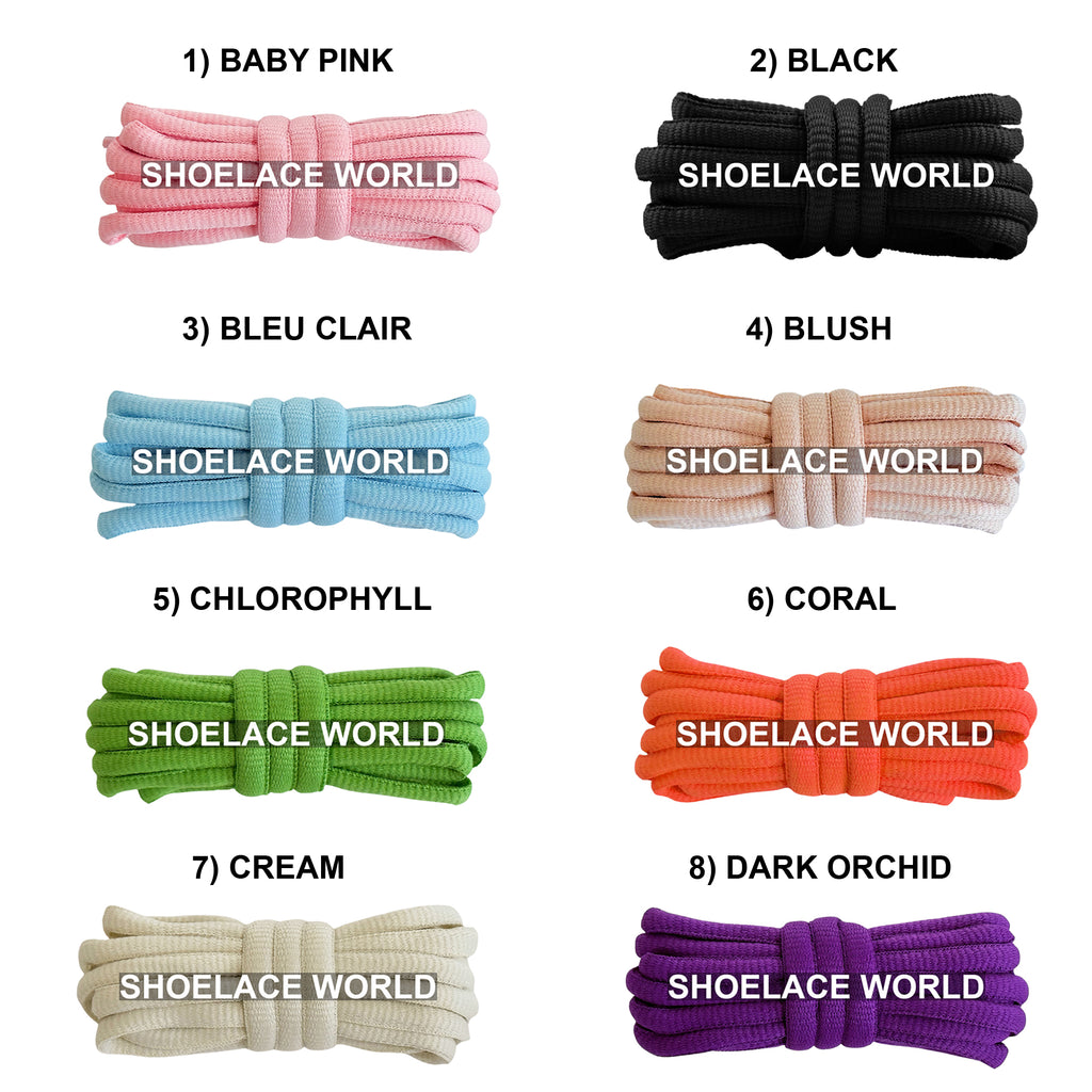 Slim Oval Shoelaces