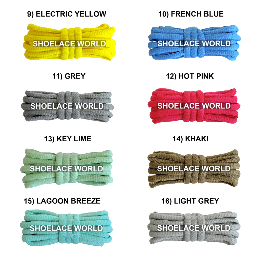 Slim Oval Shoelaces