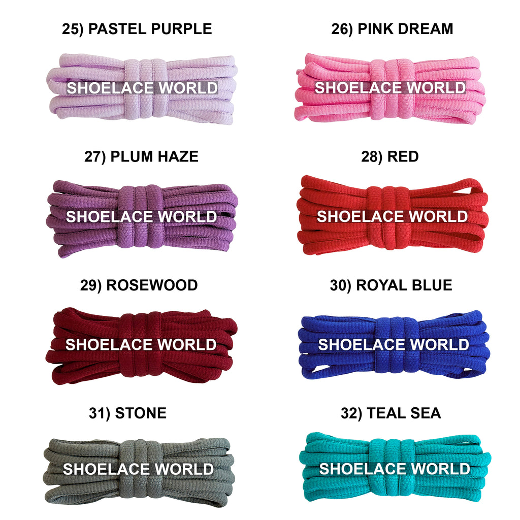 Slim Oval Shoelaces