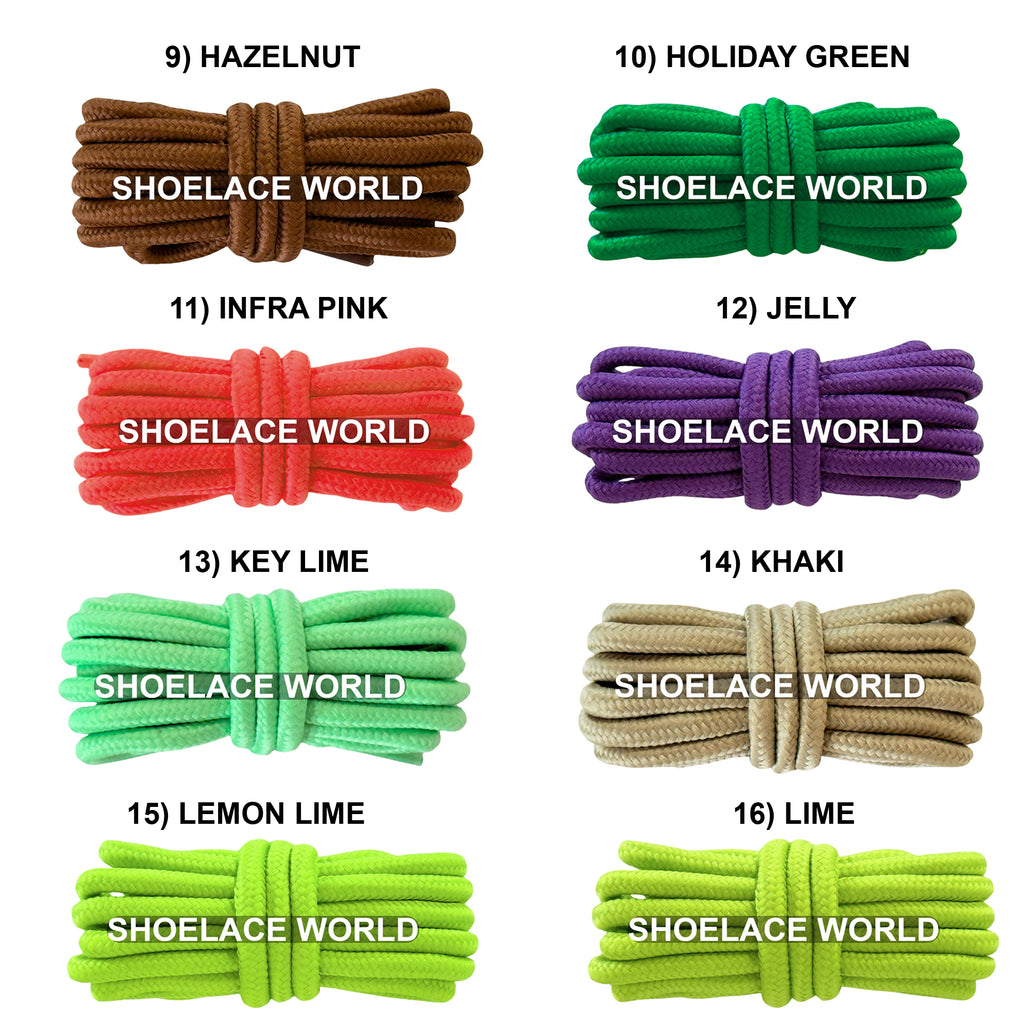 Thick Classic Round Shoelaces