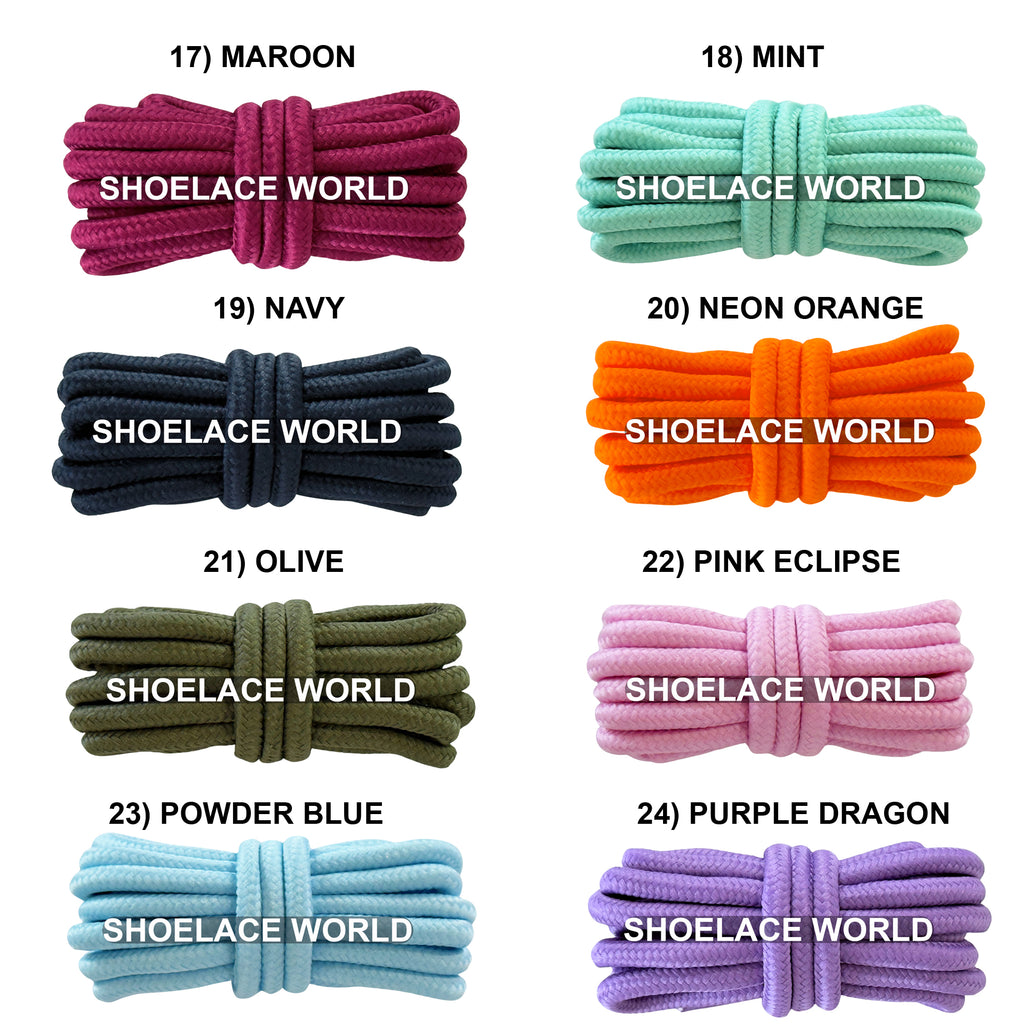 Thick Classic Round Shoelaces