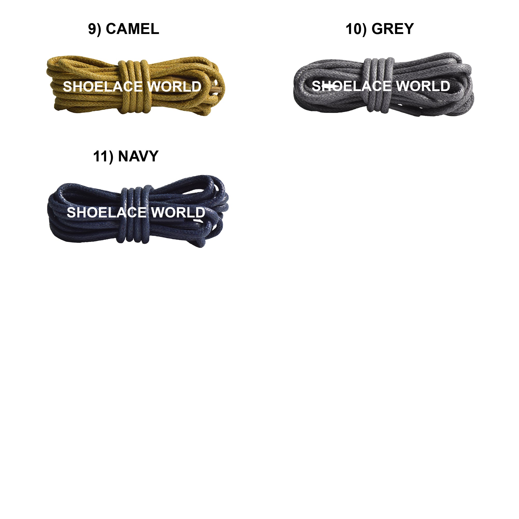 Wax Thin Rope Shoelaces