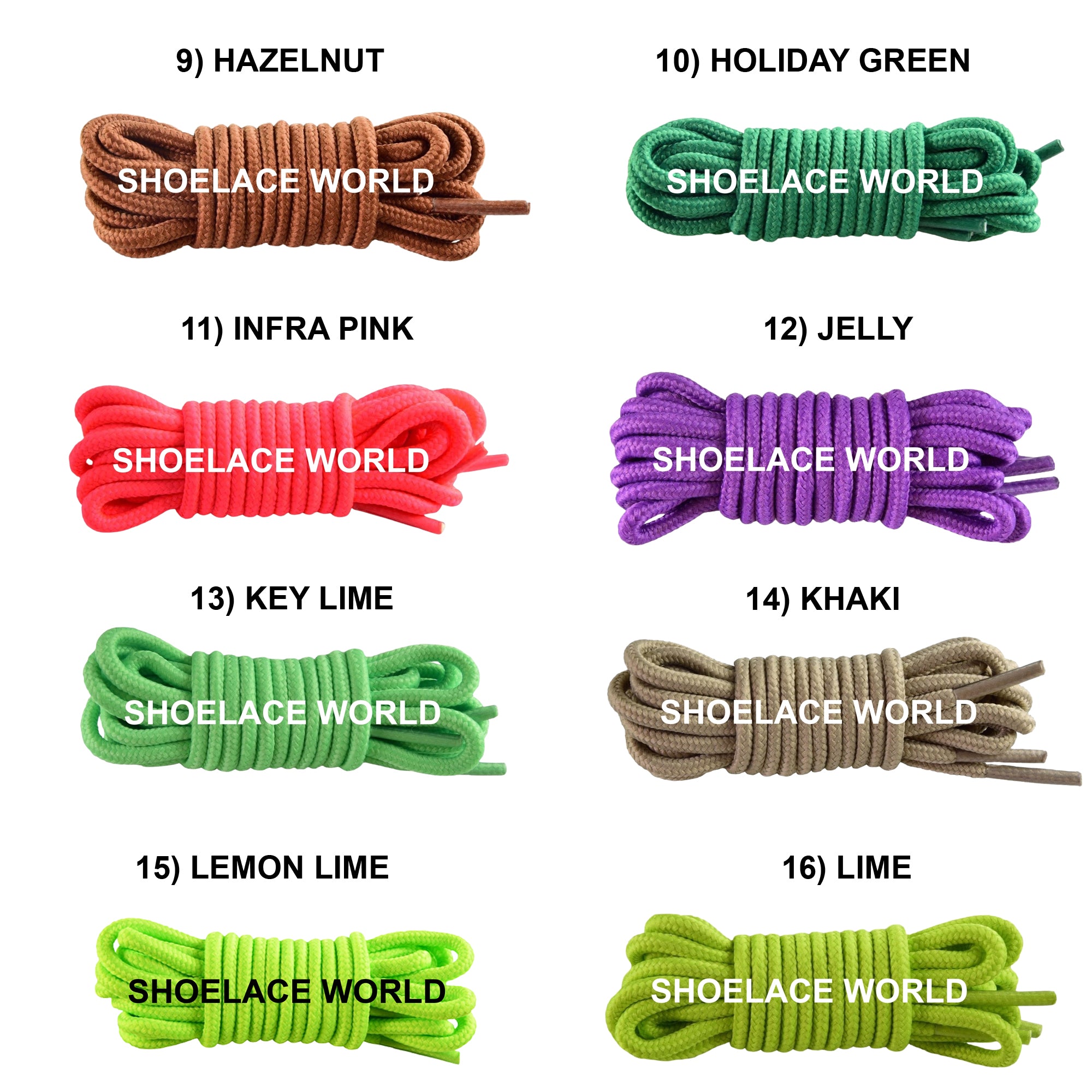 Thin Classic Round Shoelaces