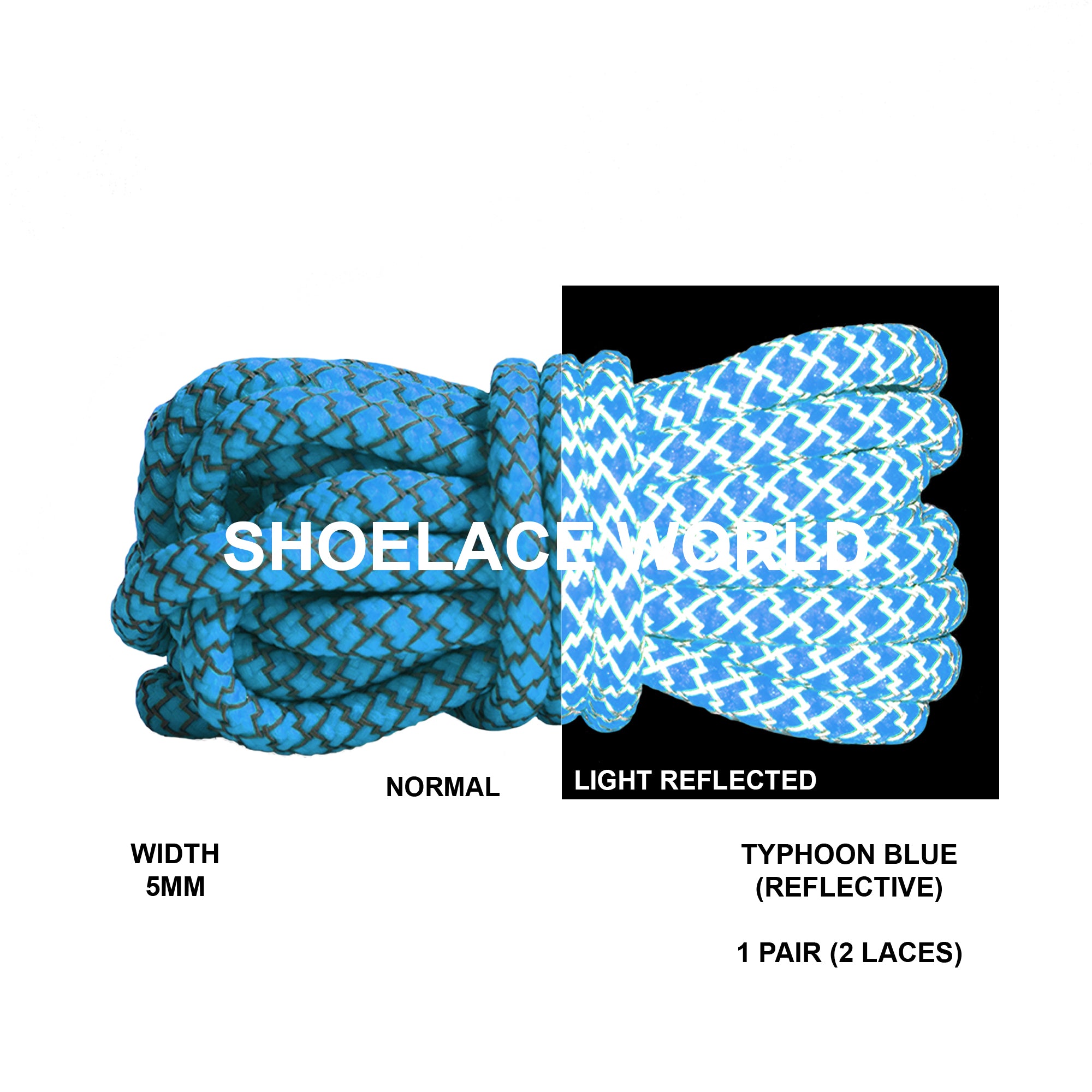 Reflective Rope Shoelaces