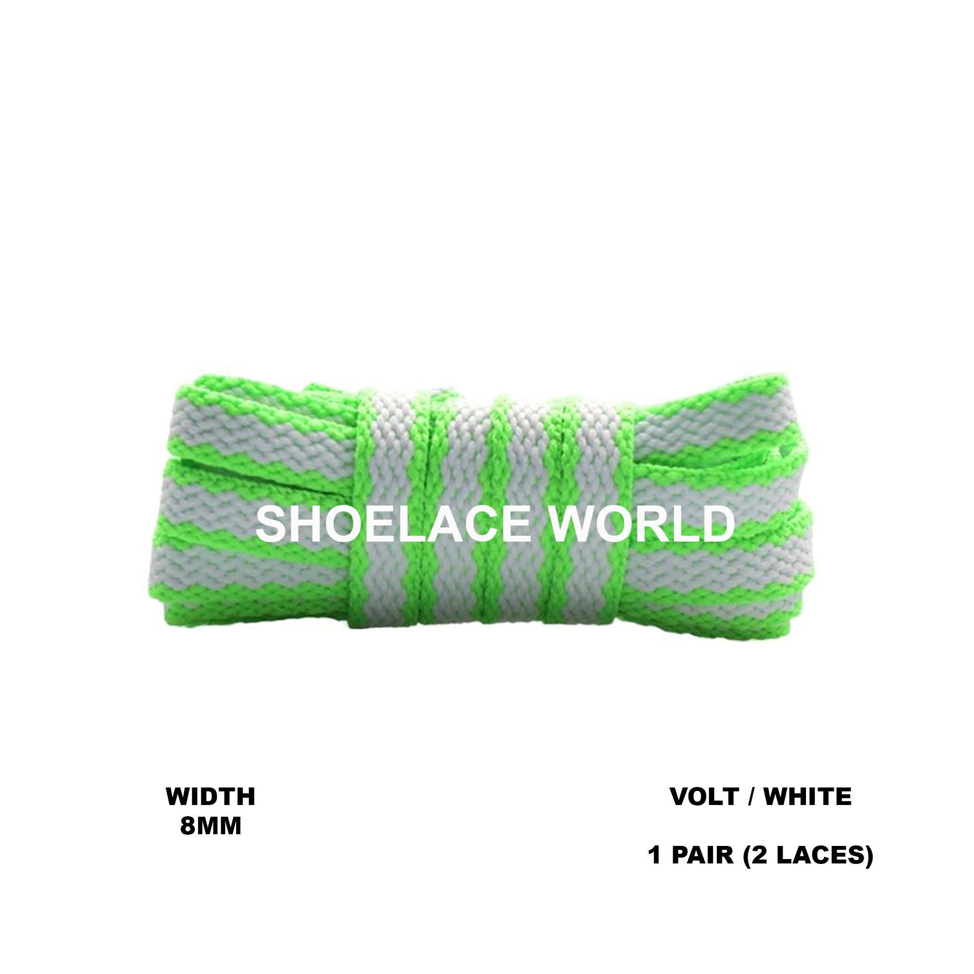 Two Tone Racer Pattern Flat Shoelaces