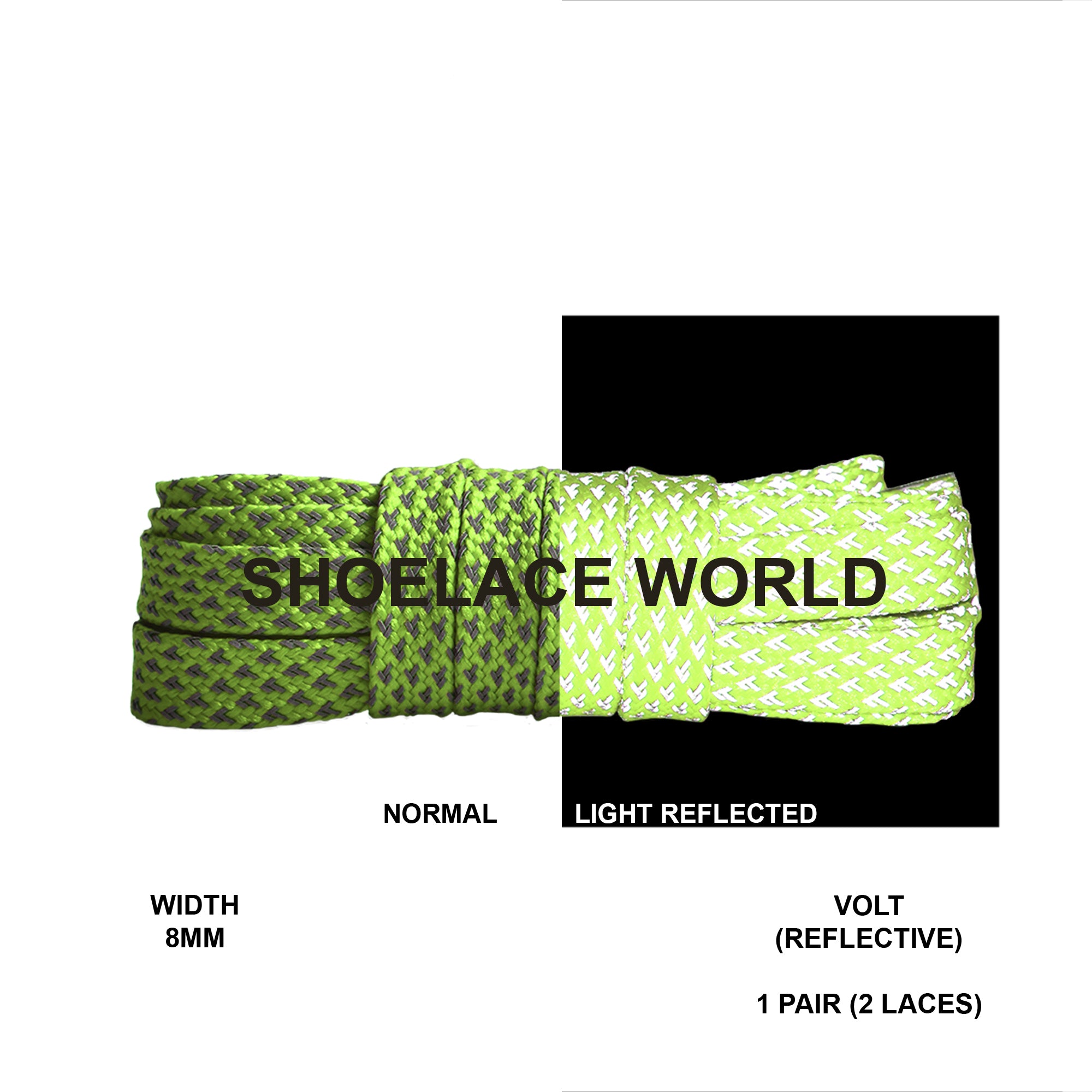 Flat Reflective v2 Shoelaces