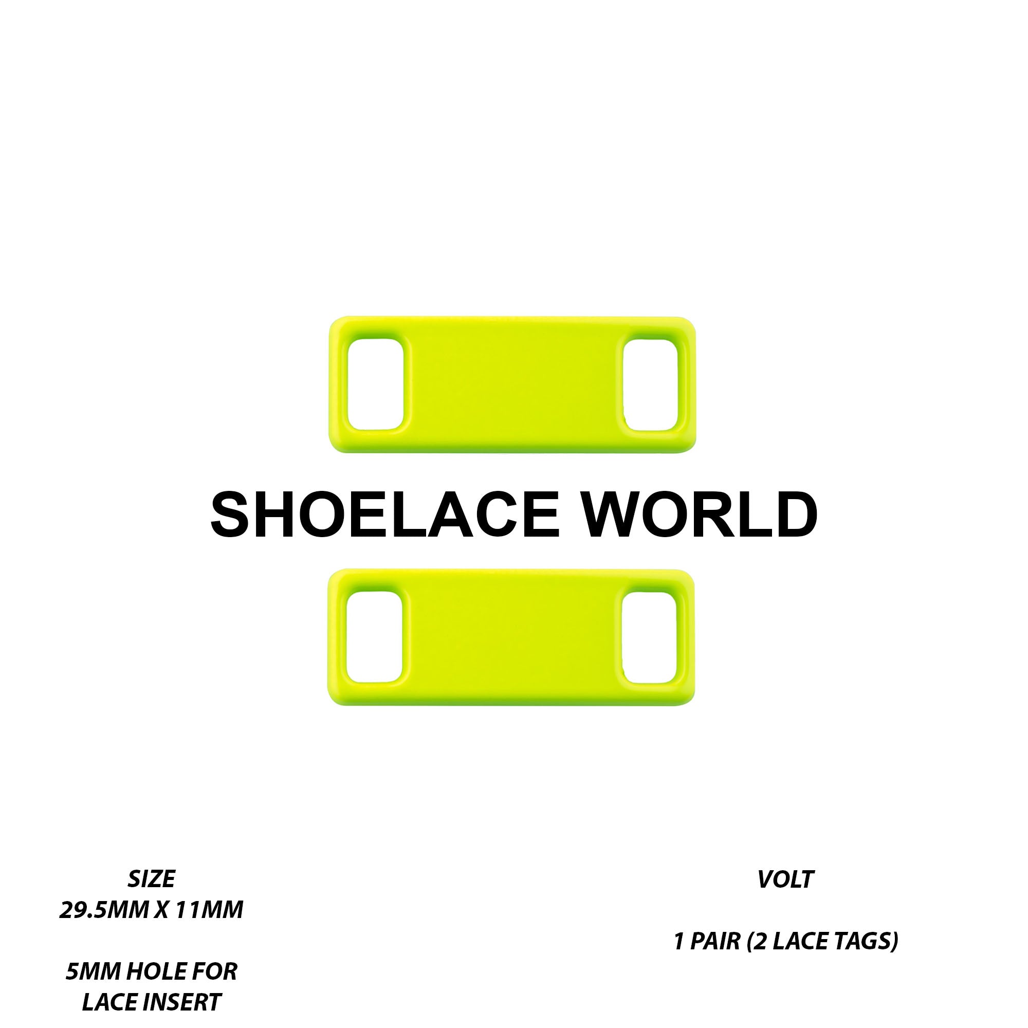 Metal Shoelace 1.25  Lace Tags