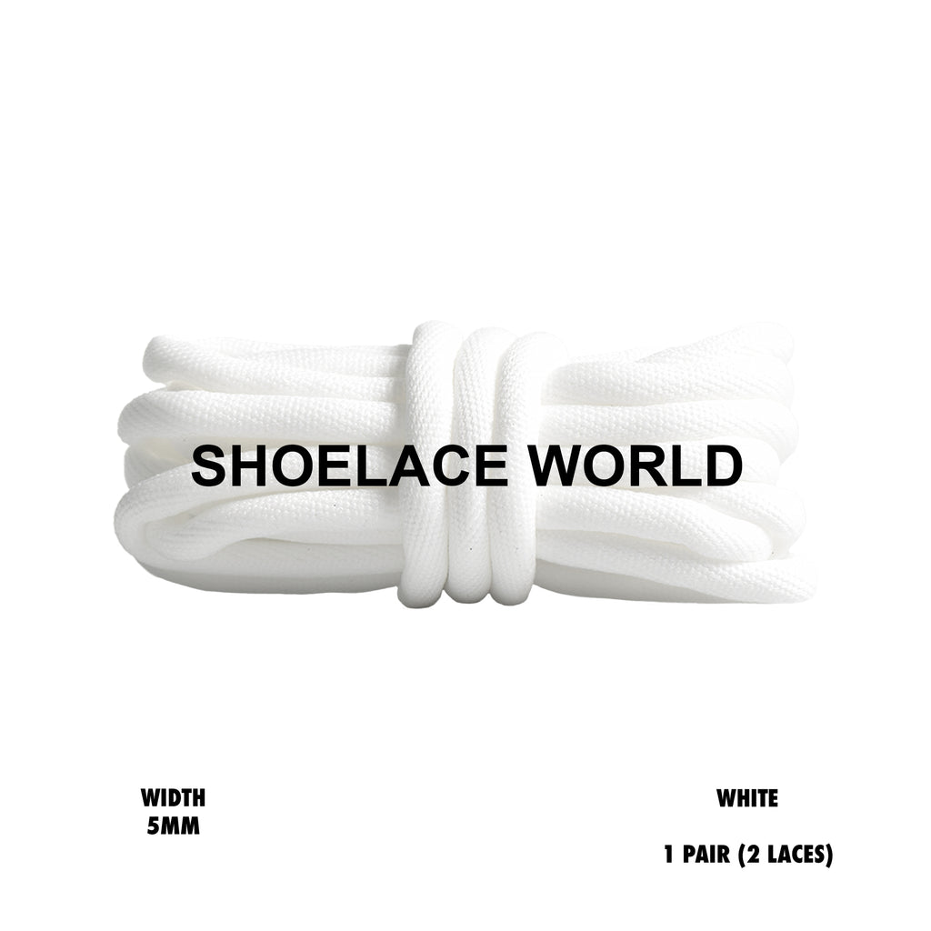 Tubular Soft Round Shoelaces