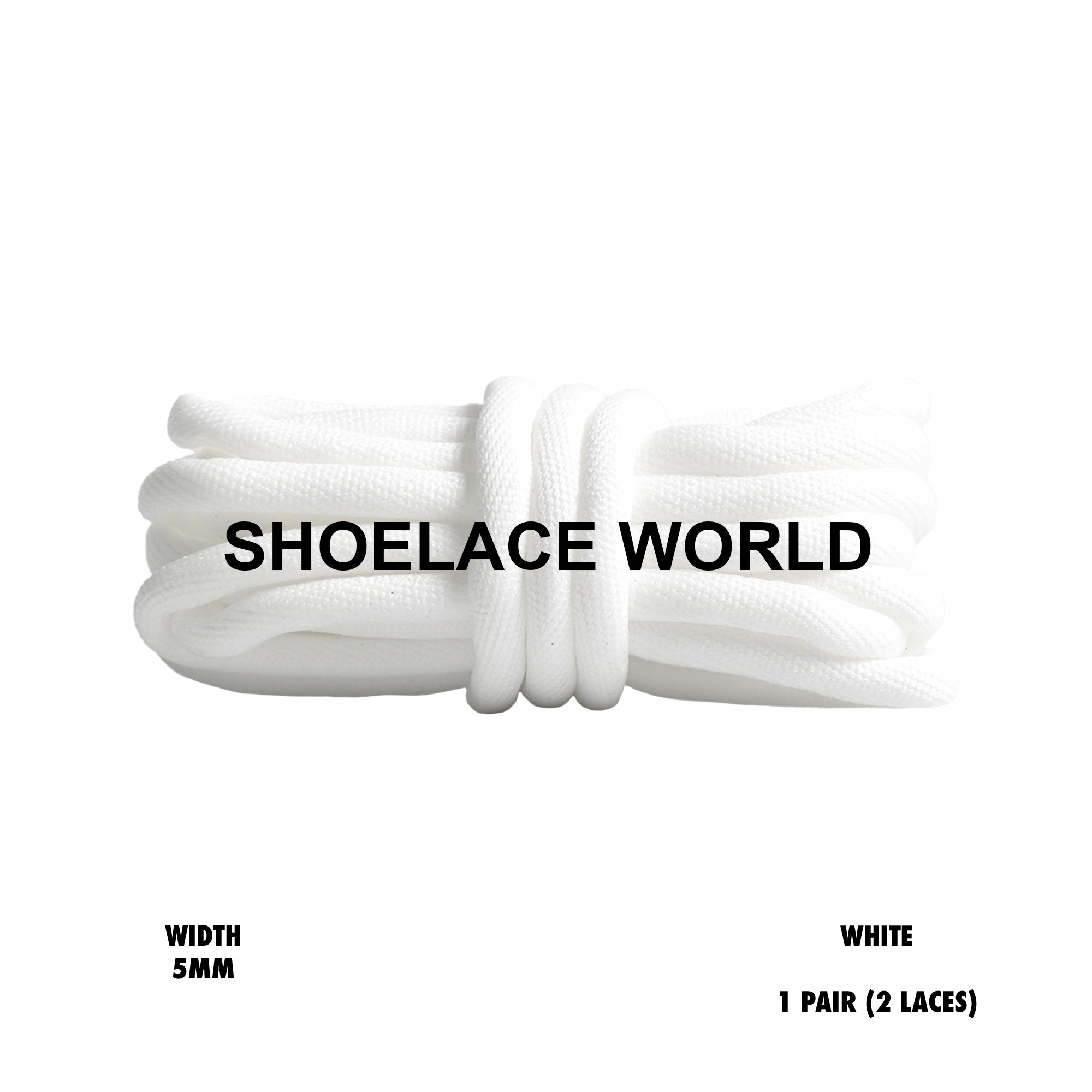Tubular Soft Round Shoelaces