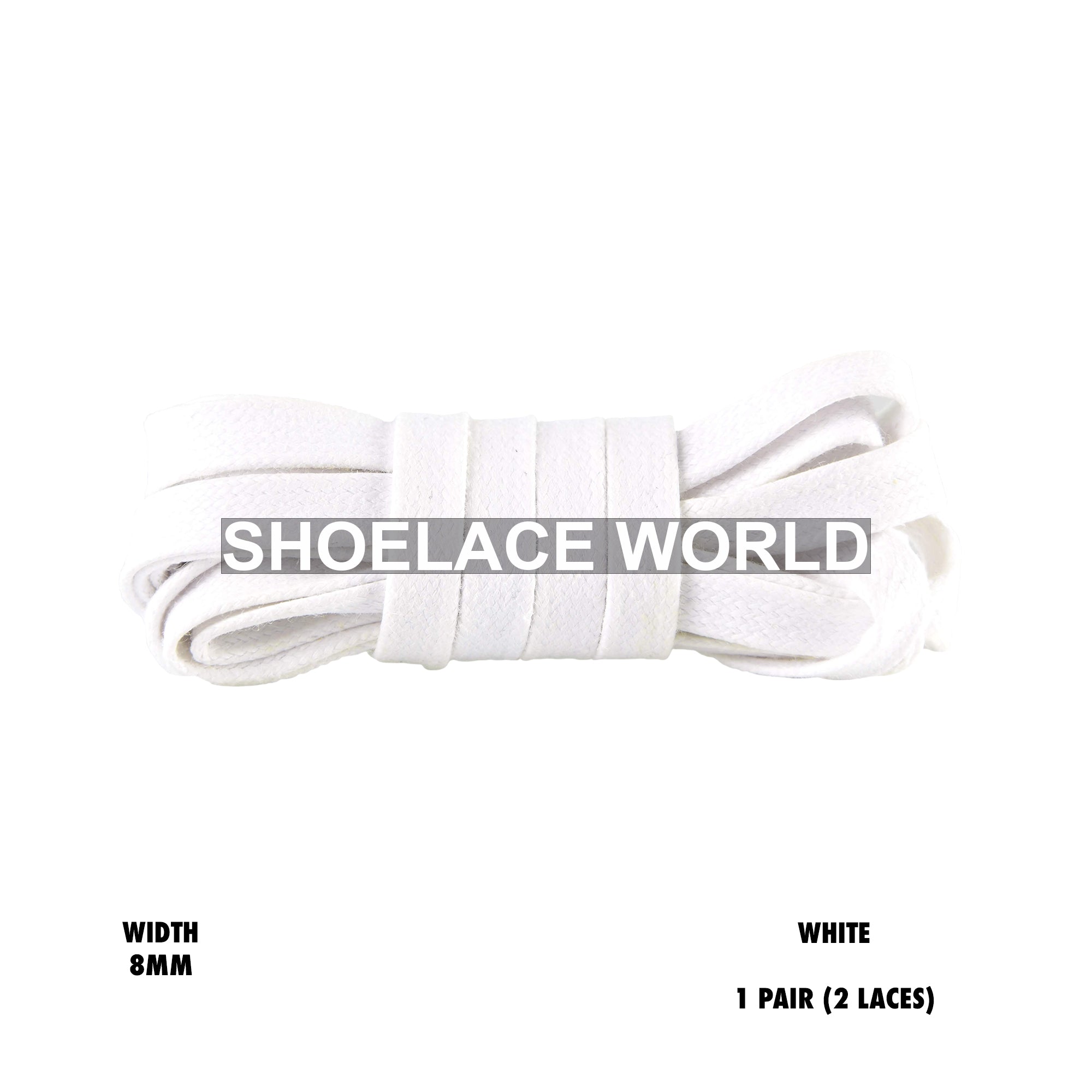 Wax Premium Flat Shoelaces