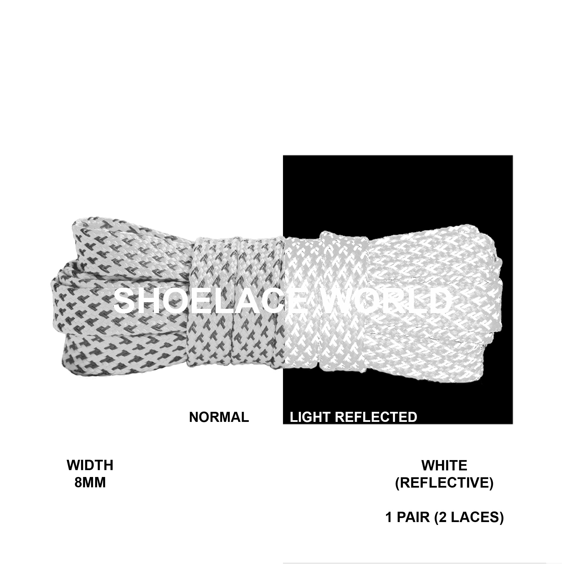 Flat Reflective v2 Shoelaces