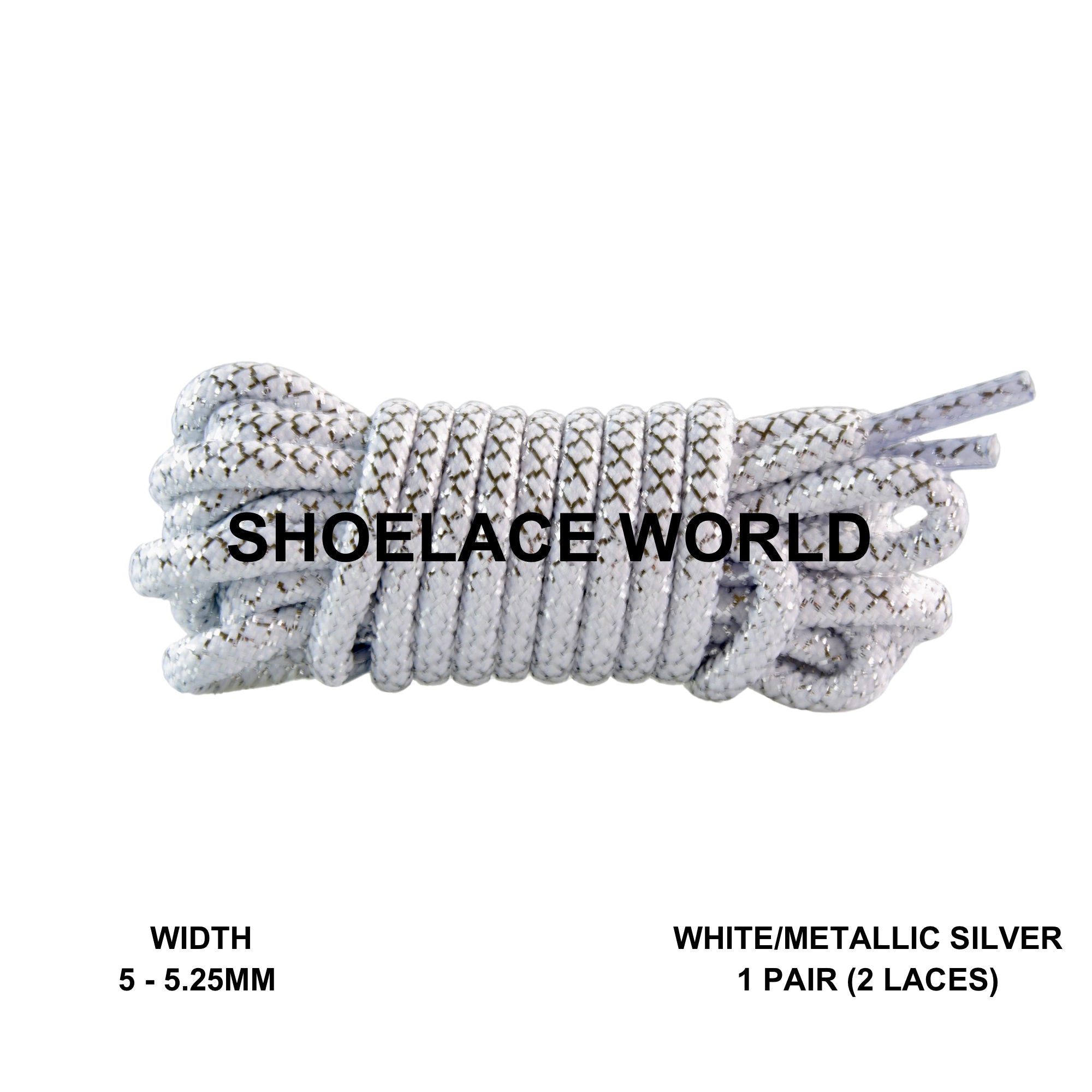 Metallic Rope Glitter Shoelaces
