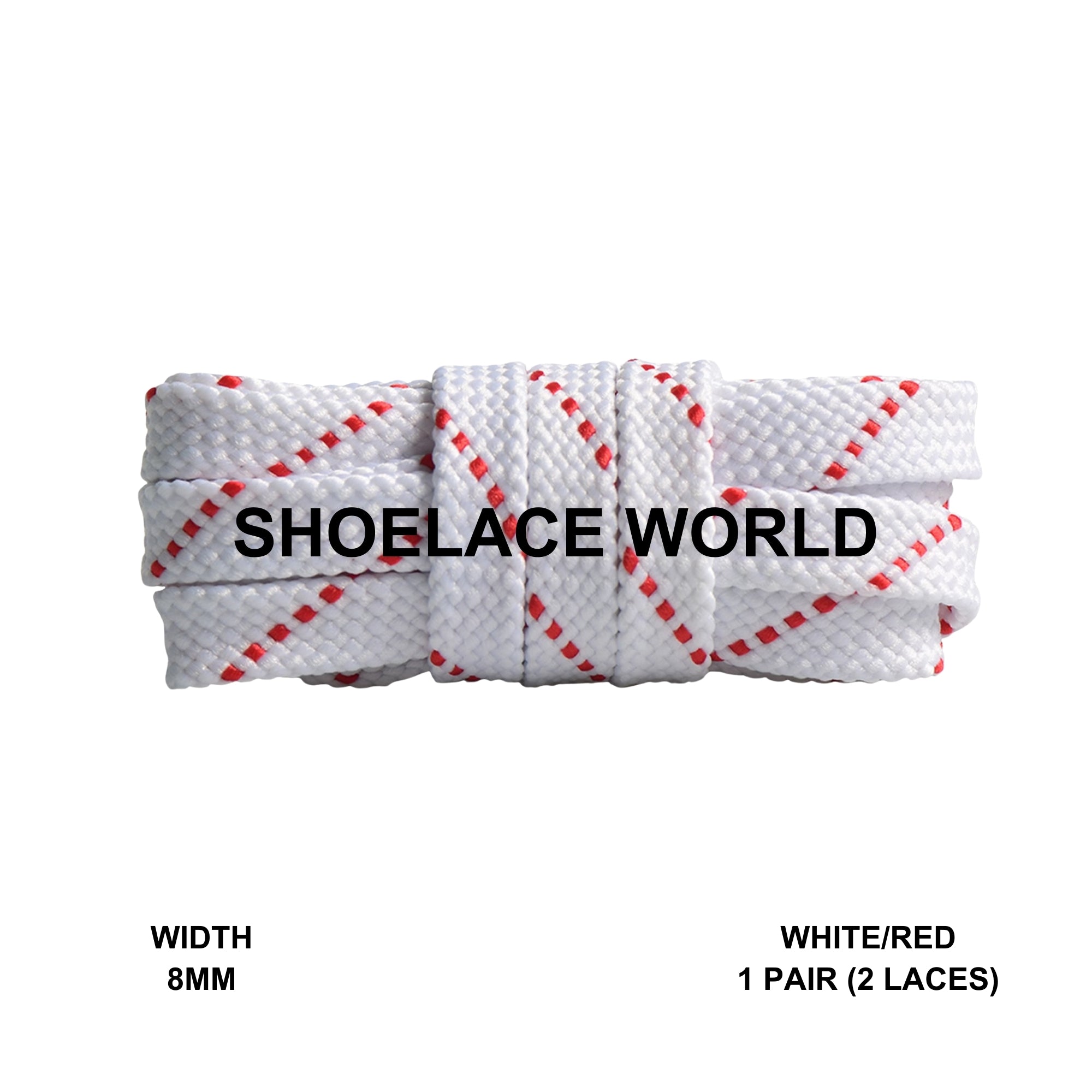 Pattern Double Threaded Flat Shoelaces