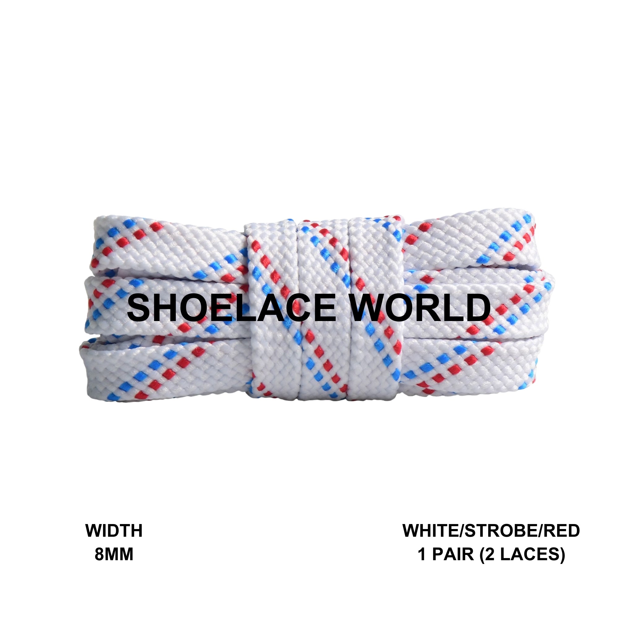 Pattern Double Threaded Flat Shoelaces