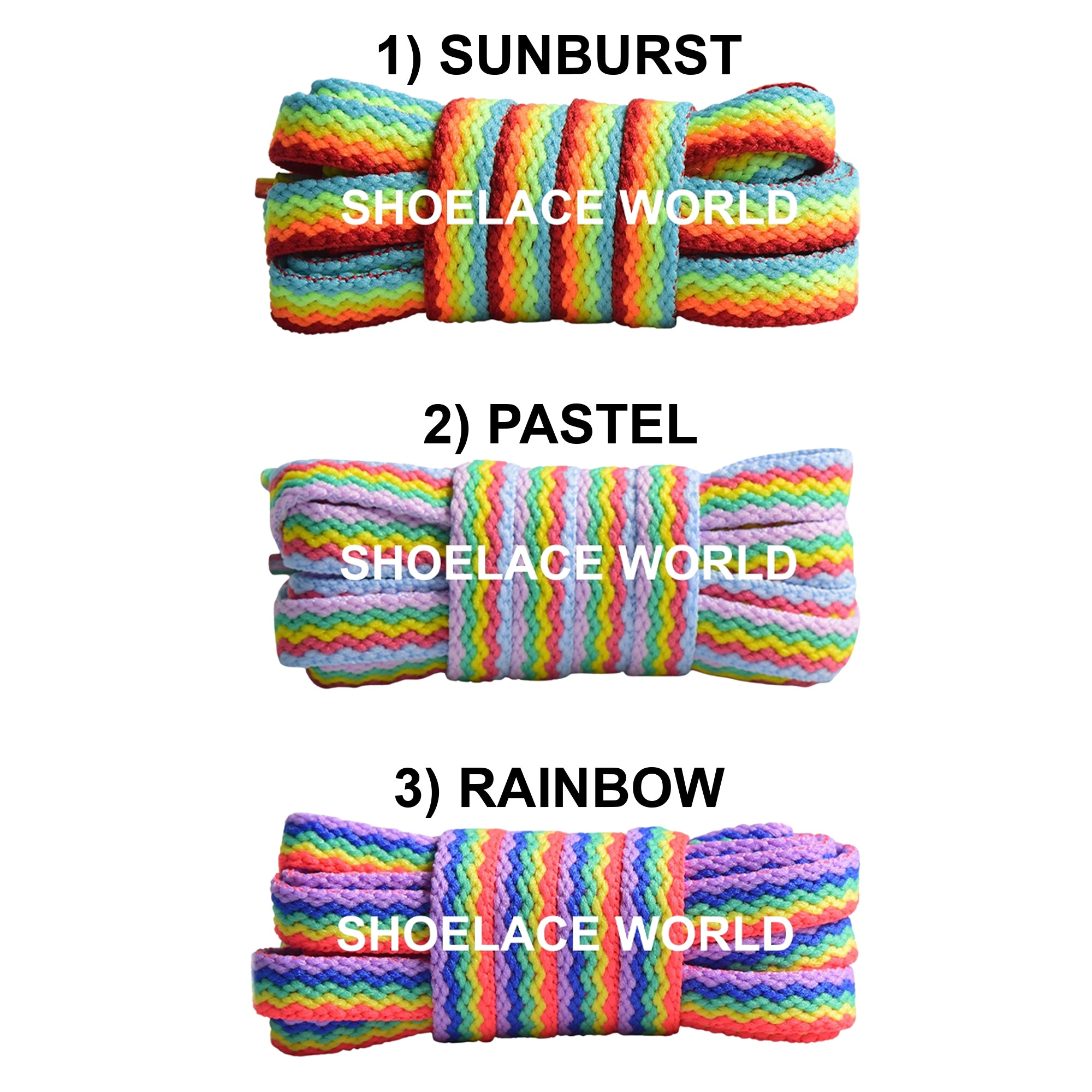Wave Flat Shoelaces