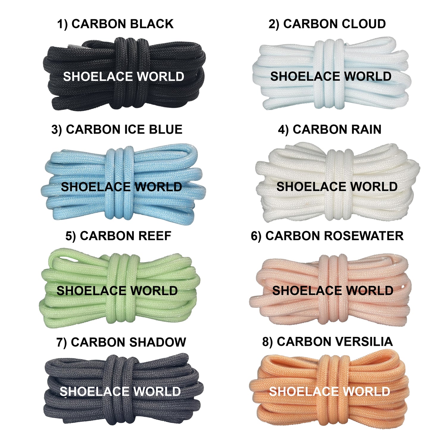Premium Boost Carbon Series Shoelaces